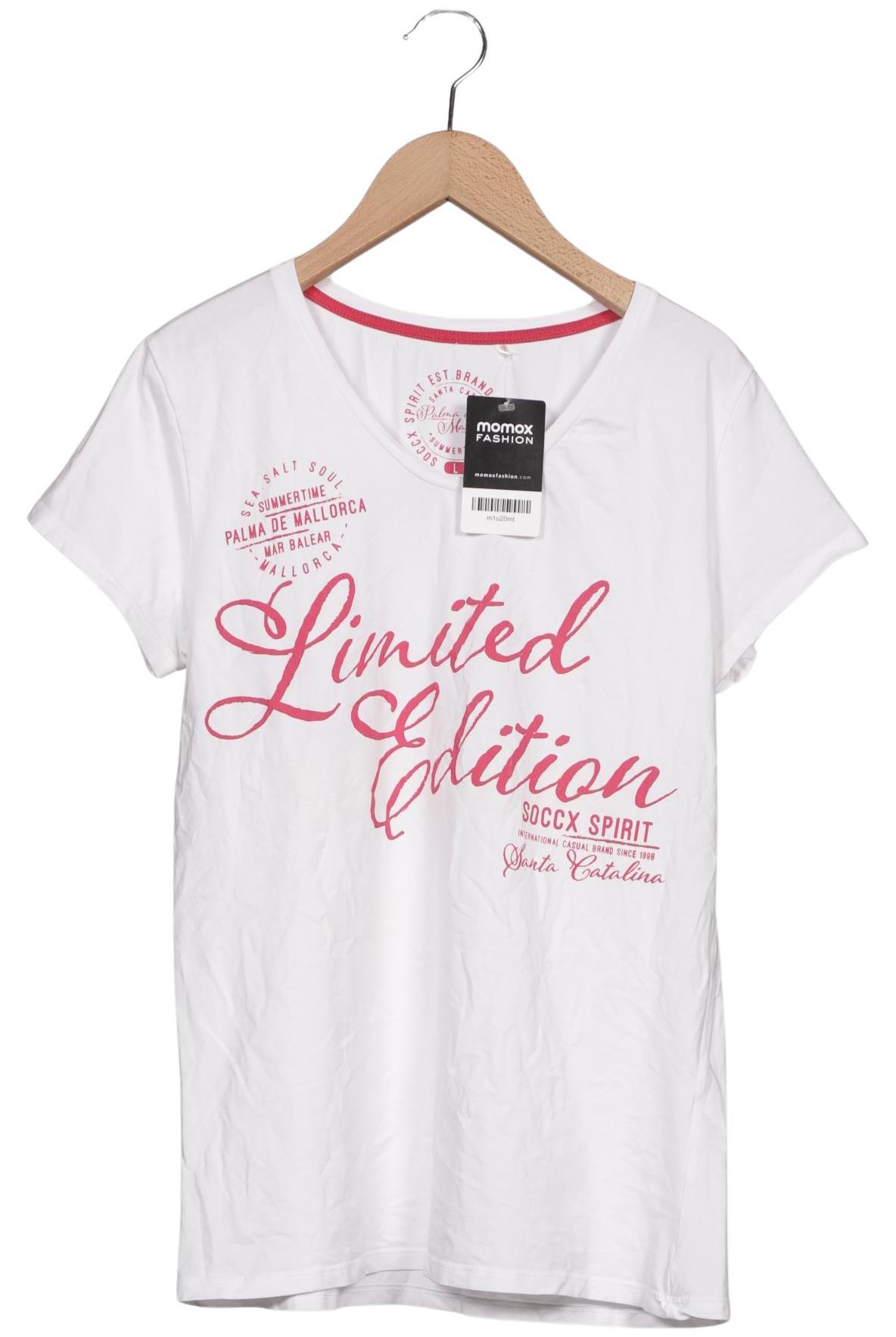 

Soccx Damen T-Shirt, weiß, Gr. 42