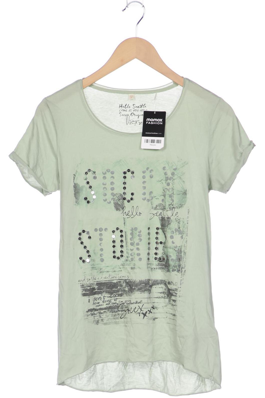 

Soccx Damen T-Shirt, hellgrün, Gr. 38