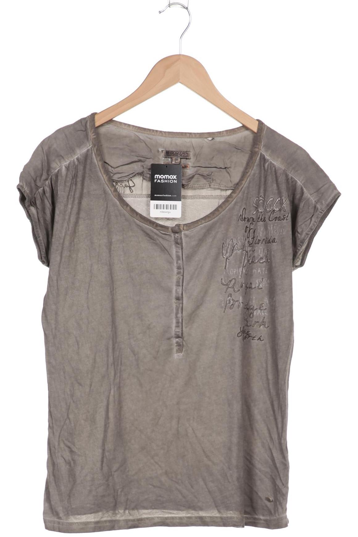 

SOCCX Damen T-Shirt, grau