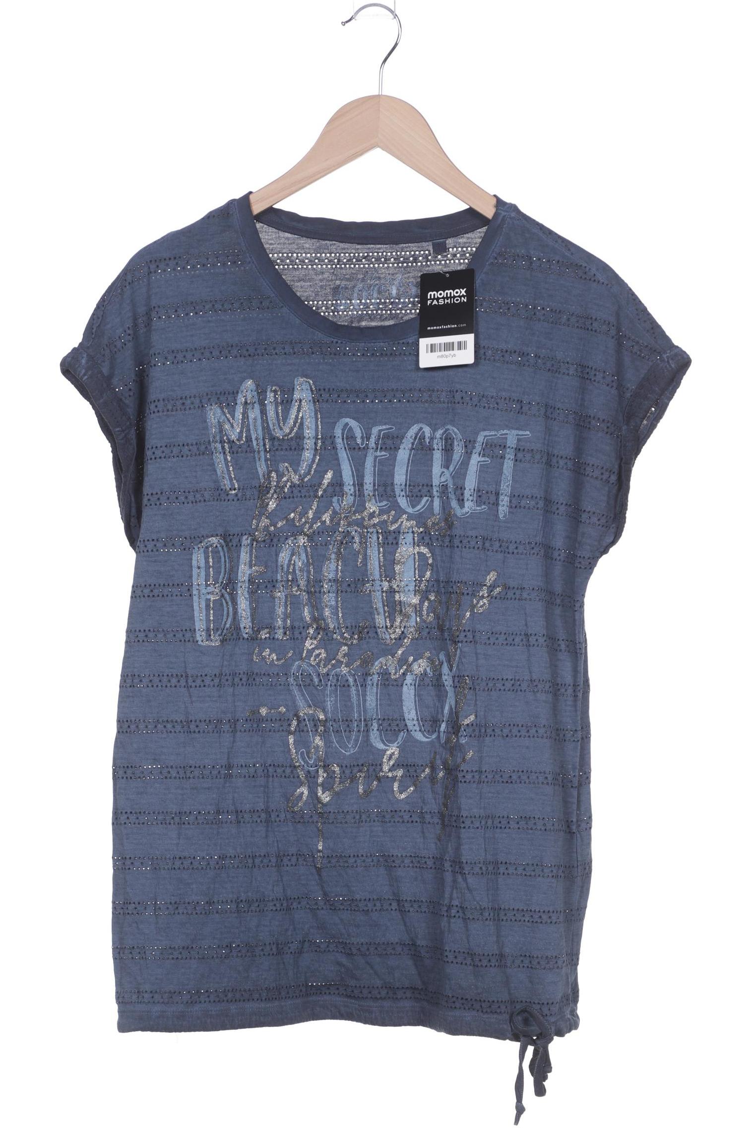 

Soccx Damen T-Shirt, marineblau, Gr. 40