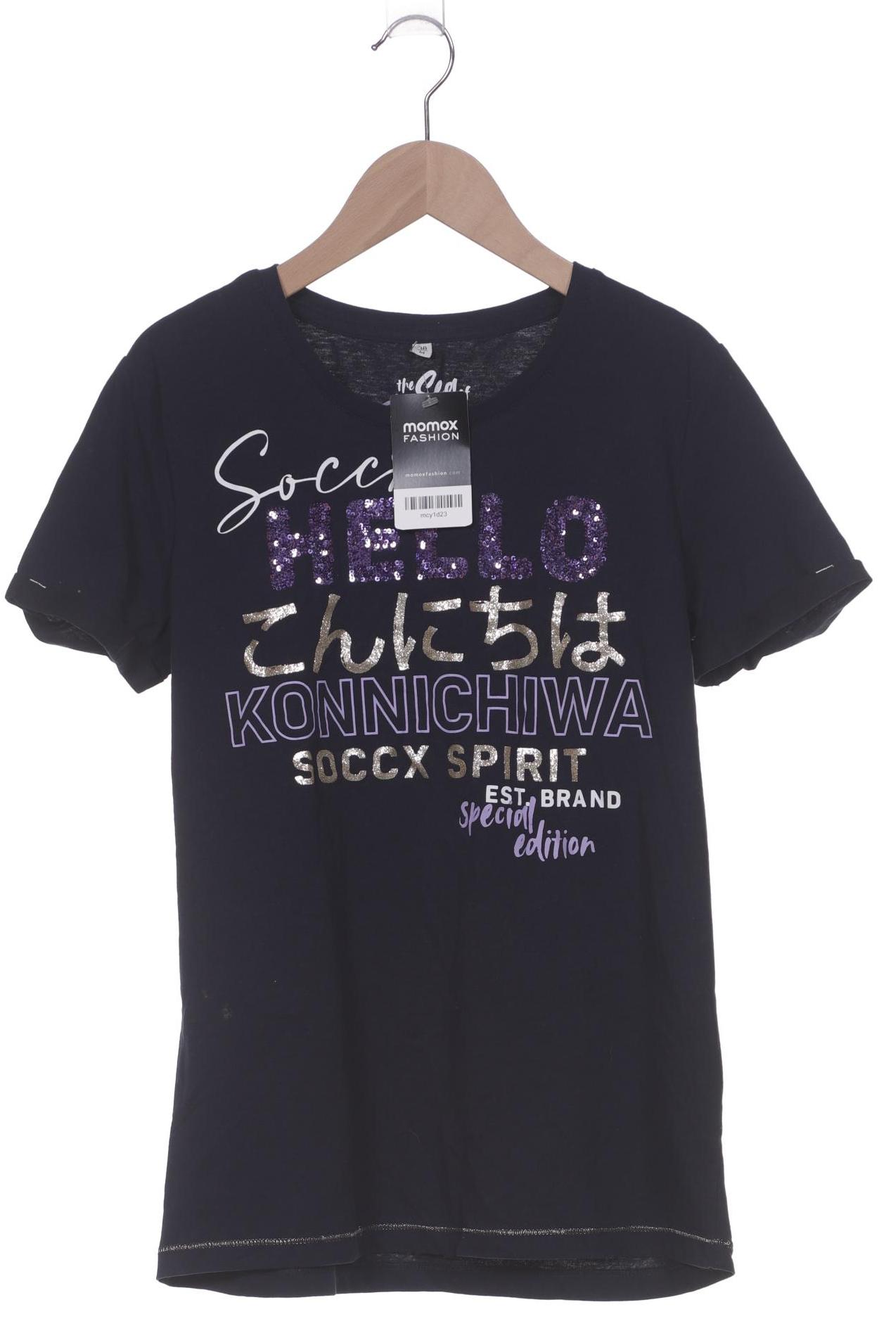 

Soccx Damen T-Shirt, marineblau, Gr. 38