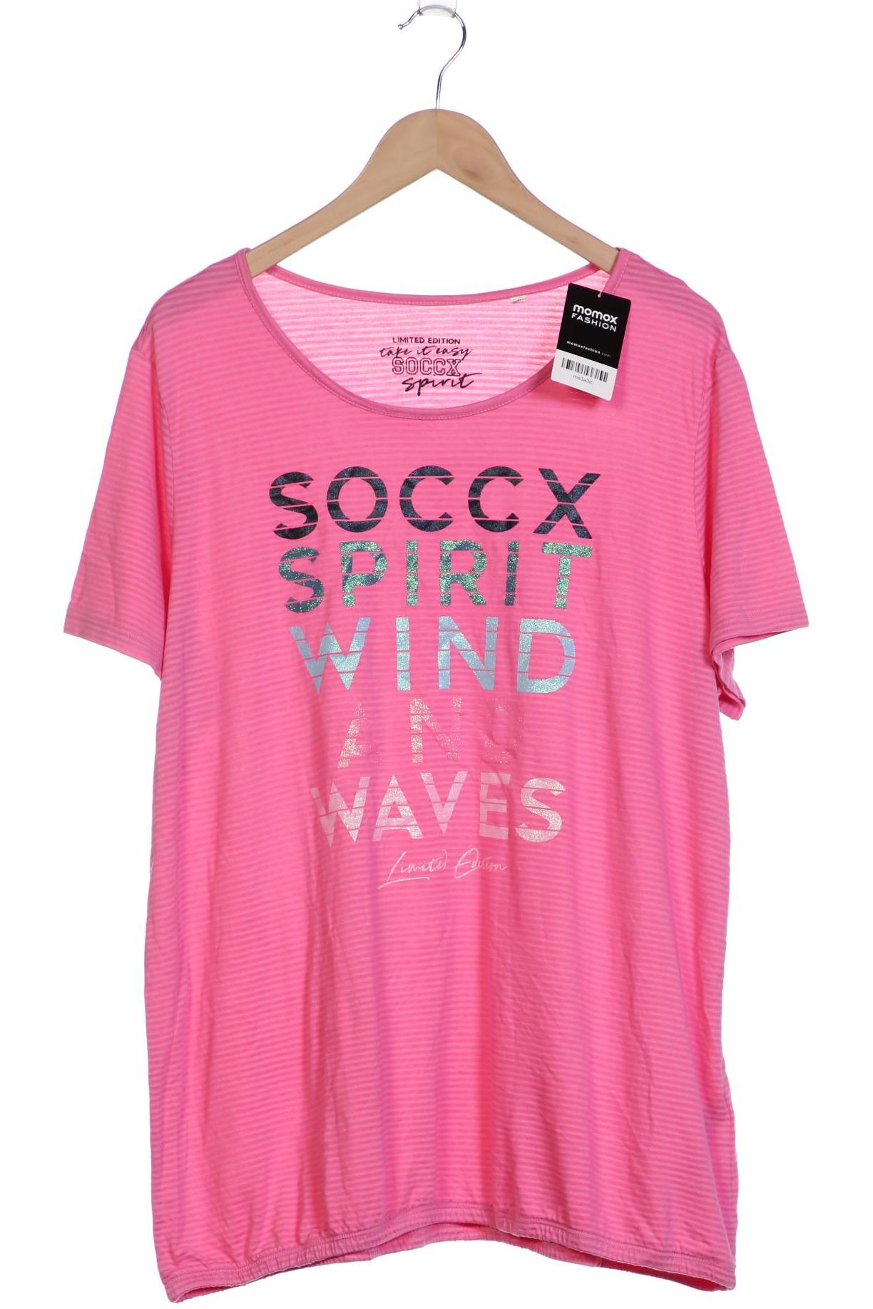 

Soccx Damen T-Shirt, pink, Gr. 48