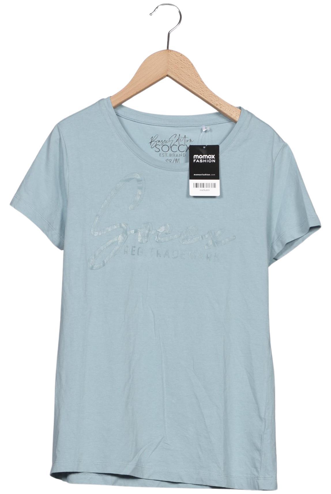 

Soccx Damen T-Shirt, hellblau, Gr. 38