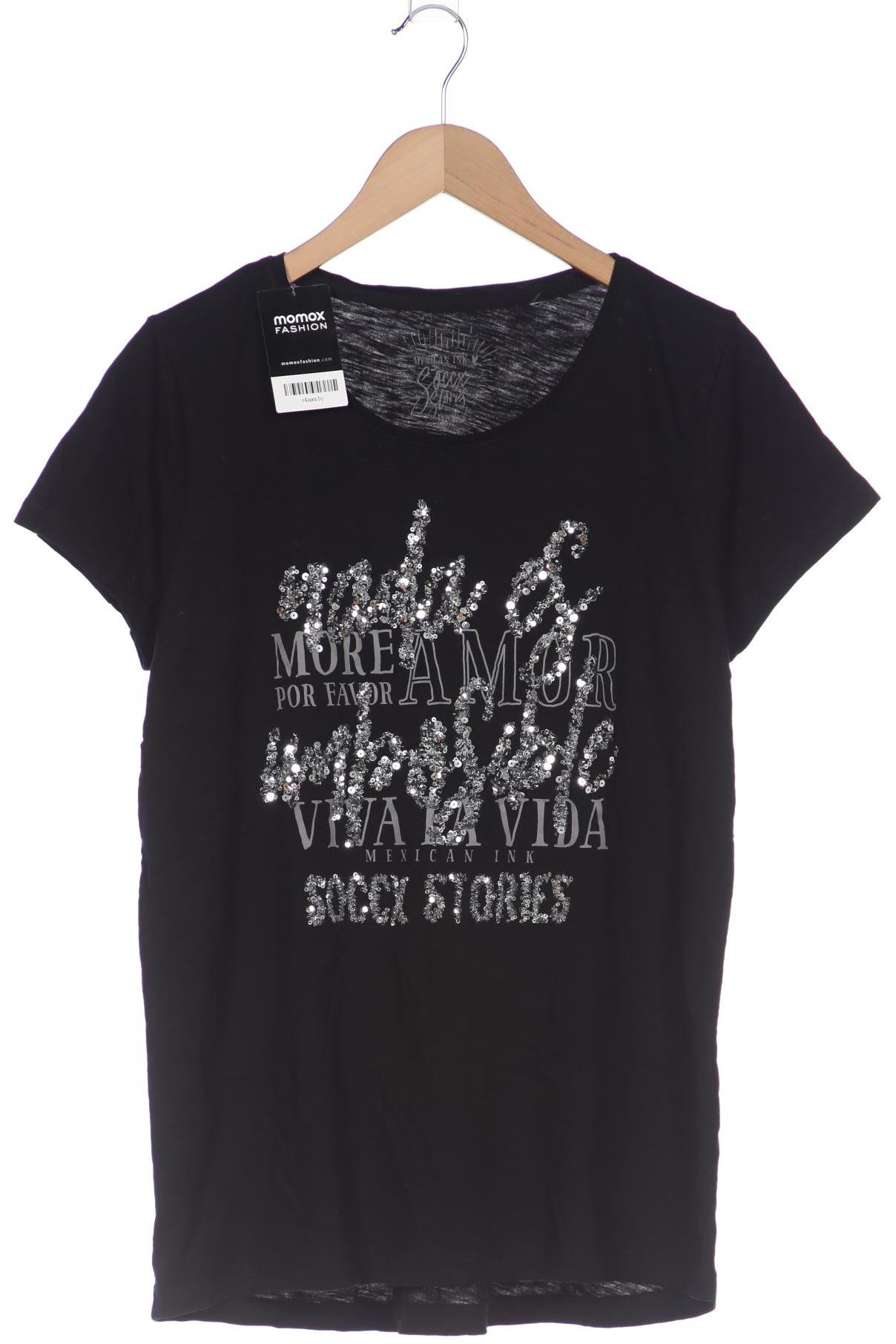 

Soccx Damen T-Shirt, schwarz, Gr. 44