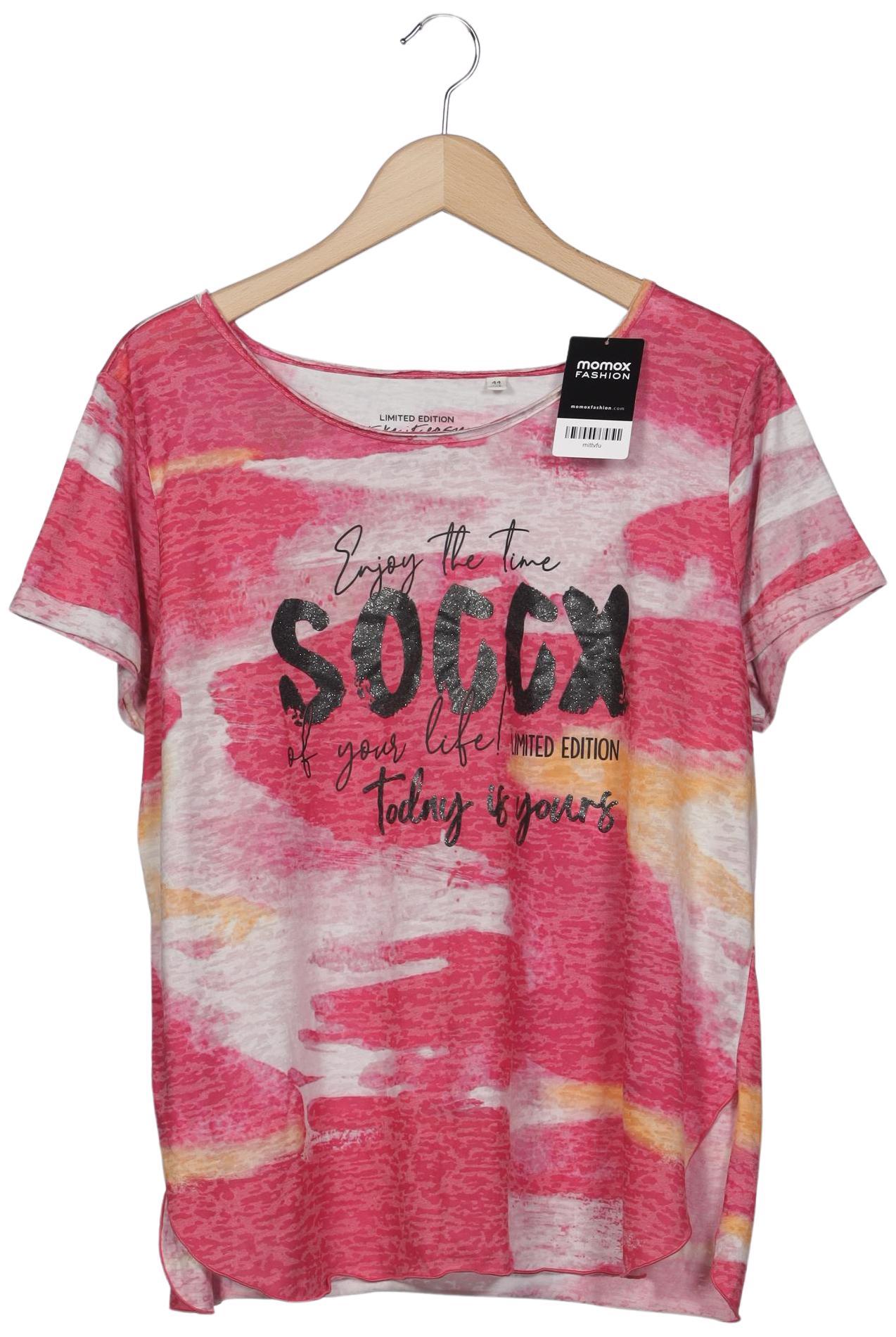 

Soccx Damen T-Shirt, pink, Gr. 44