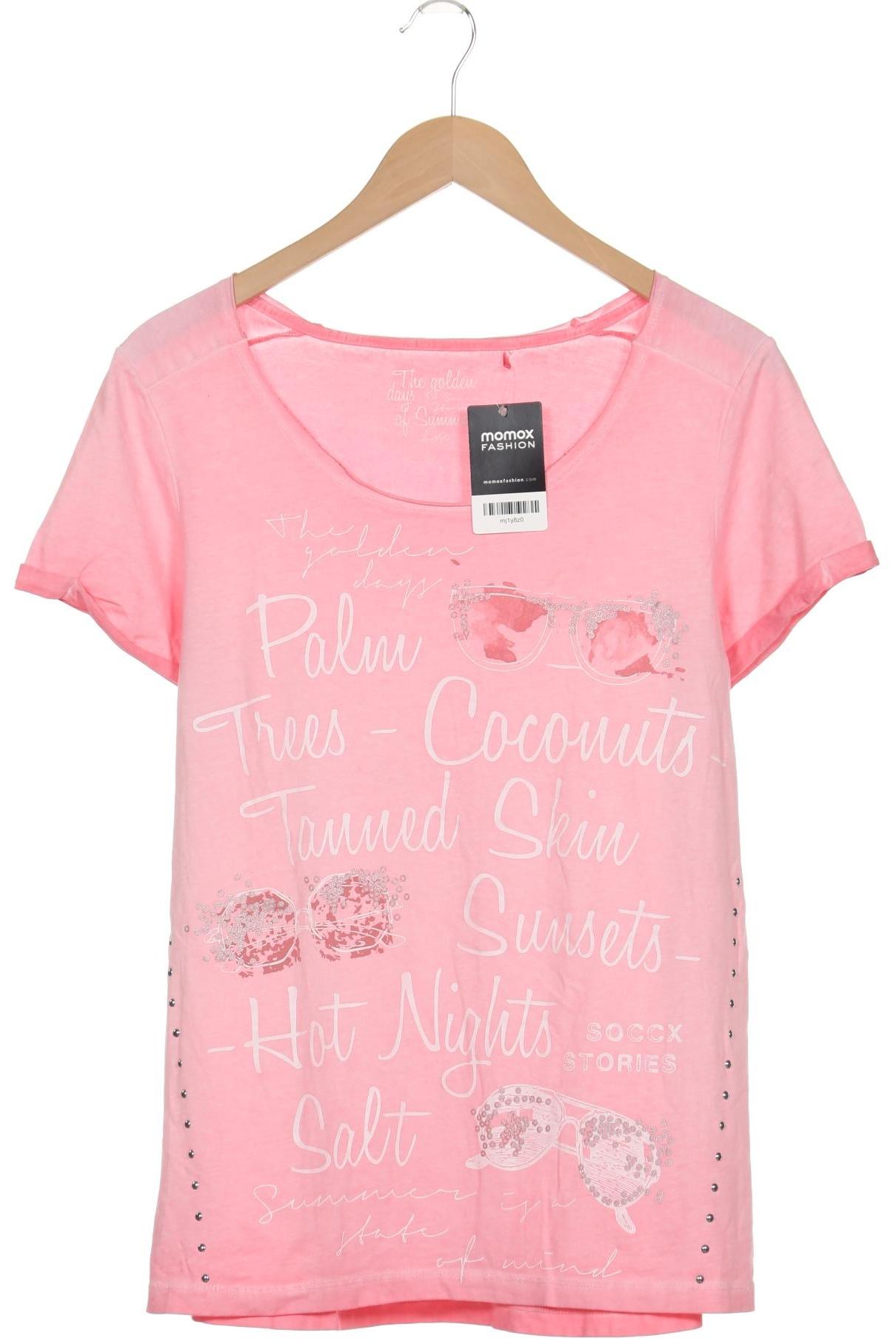 

Soccx Damen T-Shirt, pink, Gr. 40