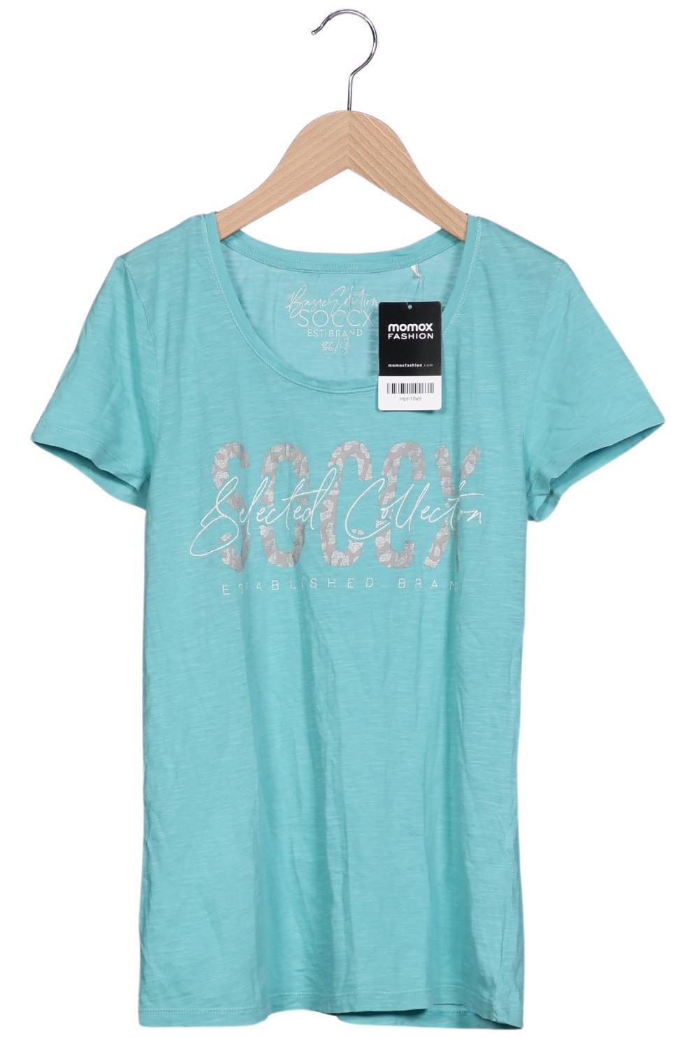 

Soccx Damen T-Shirt, türkis, Gr. 36