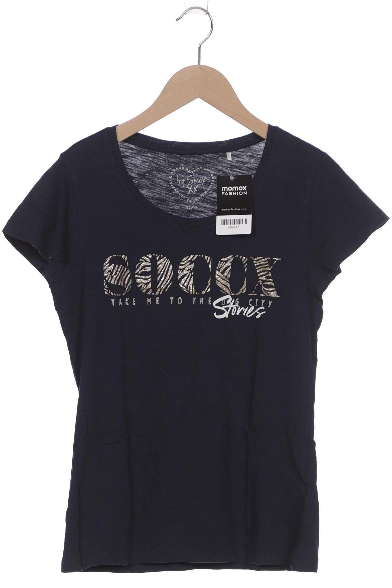 

Soccx Damen T-Shirt, marineblau, Gr. 36