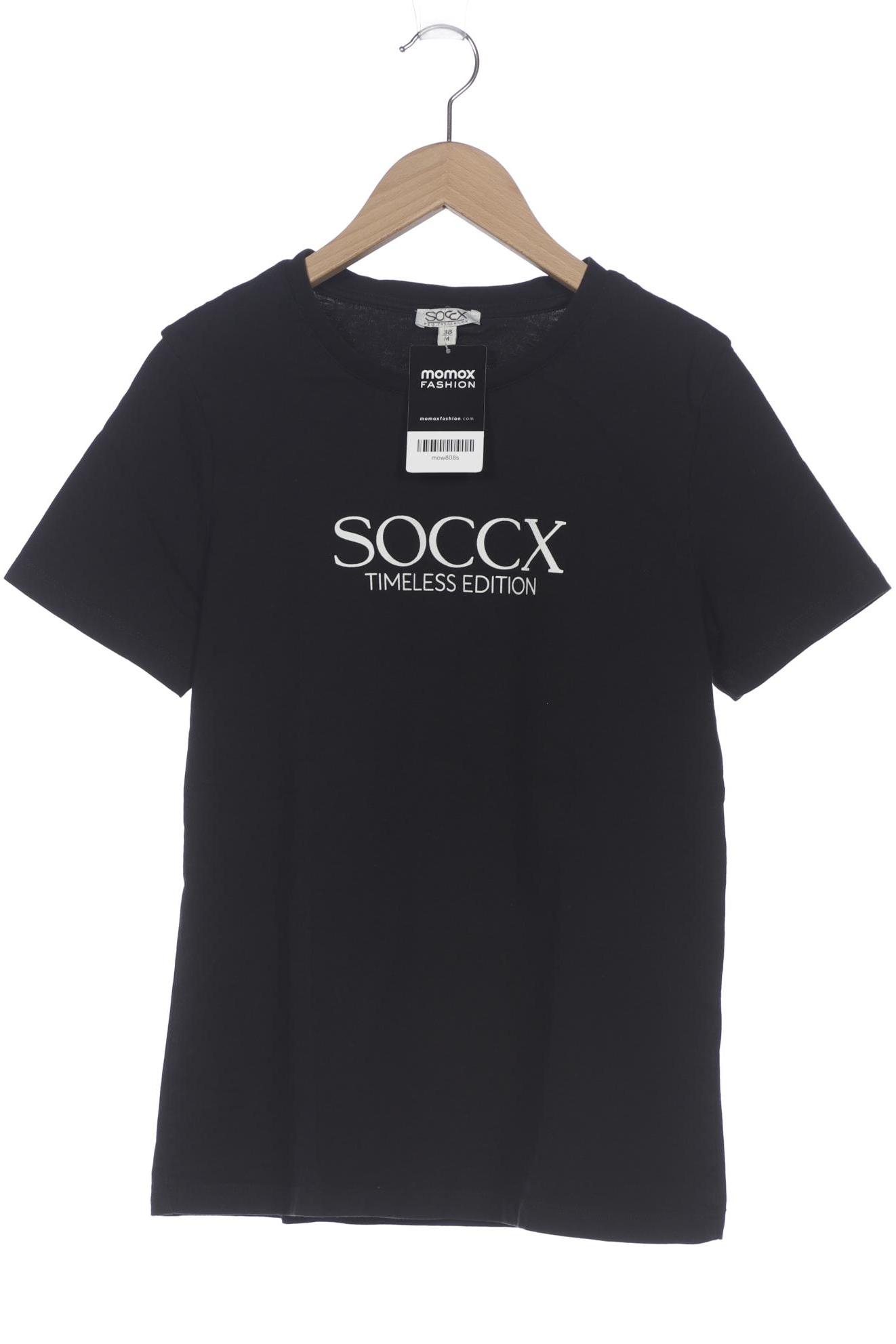 

Soccx Damen T-Shirt, schwarz, Gr. 38