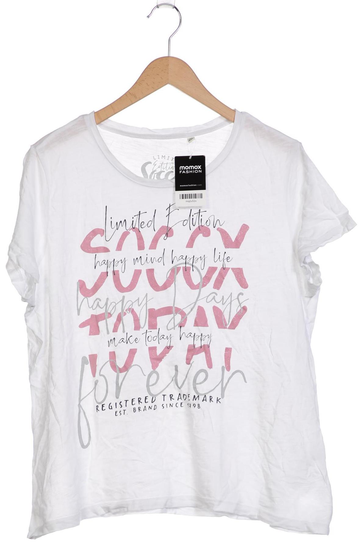 

Soccx Damen T-Shirt, weiß, Gr. 44