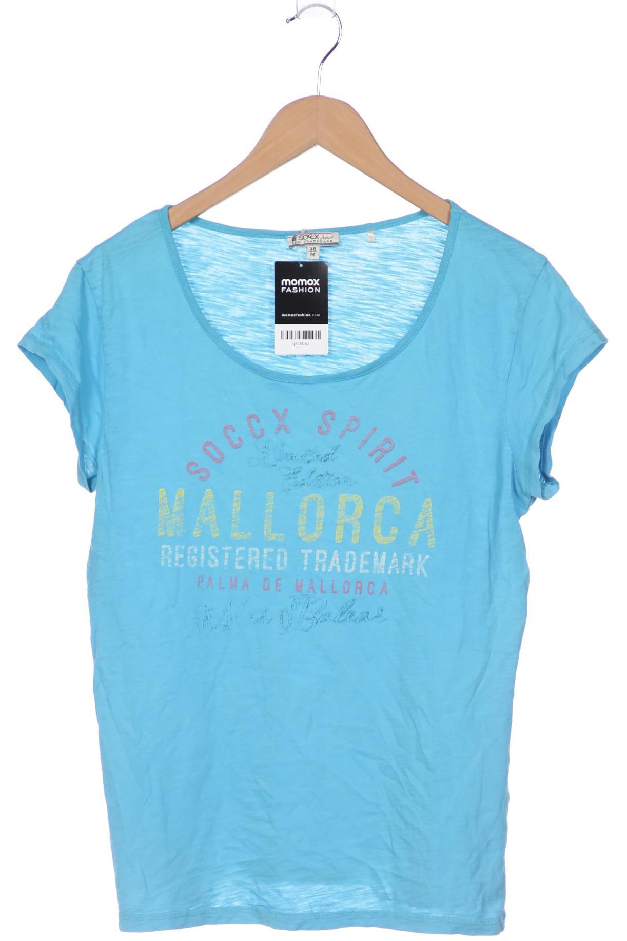 

Soccx Damen T-Shirt, blau, Gr. 38