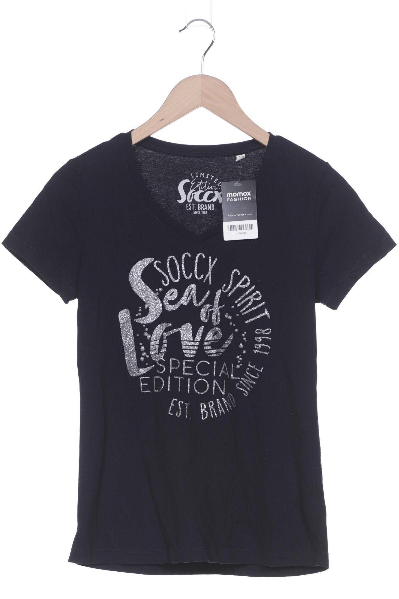 

Soccx Damen T-Shirt, marineblau, Gr. 36