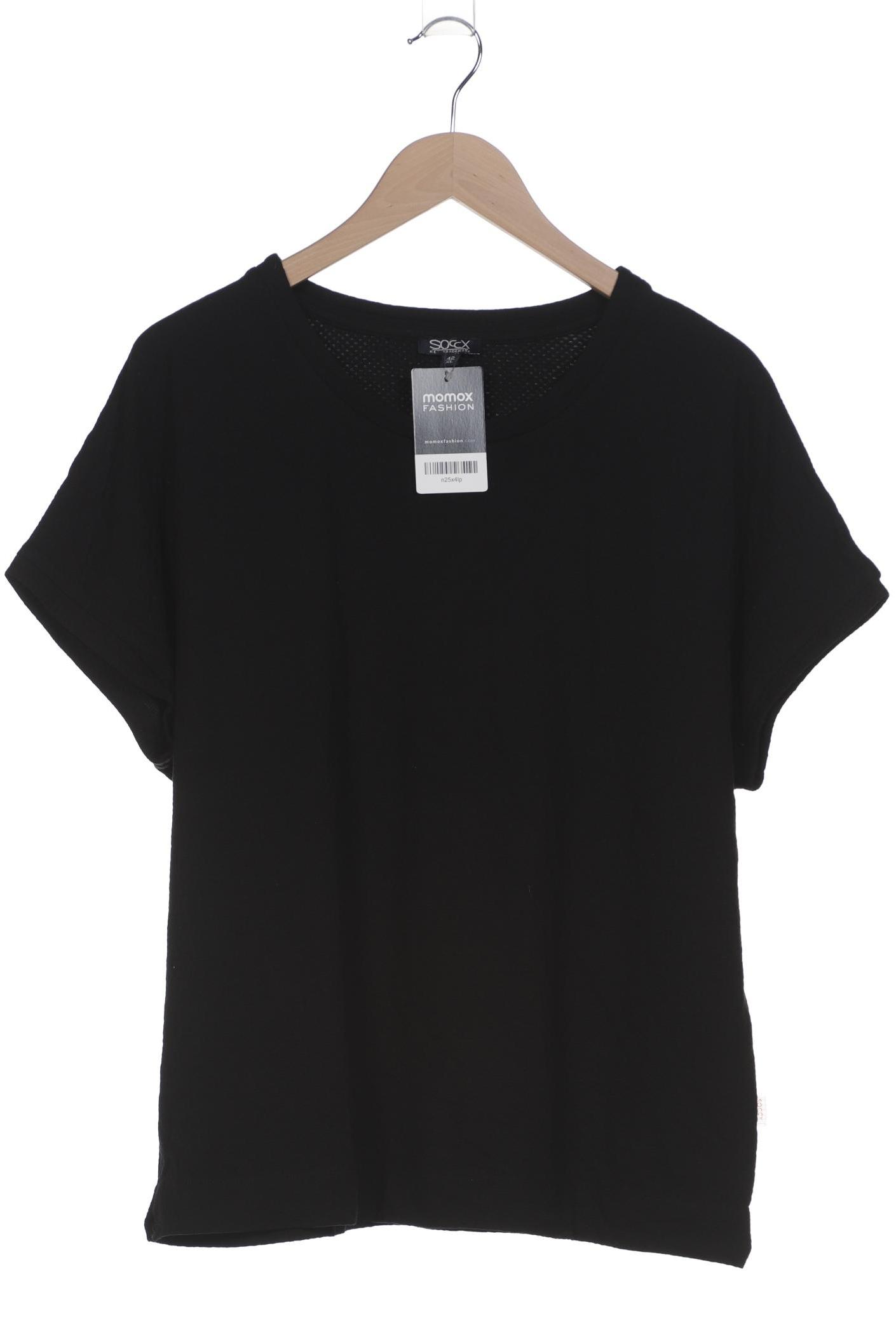 

Soccx Damen T-Shirt, schwarz, Gr. 42