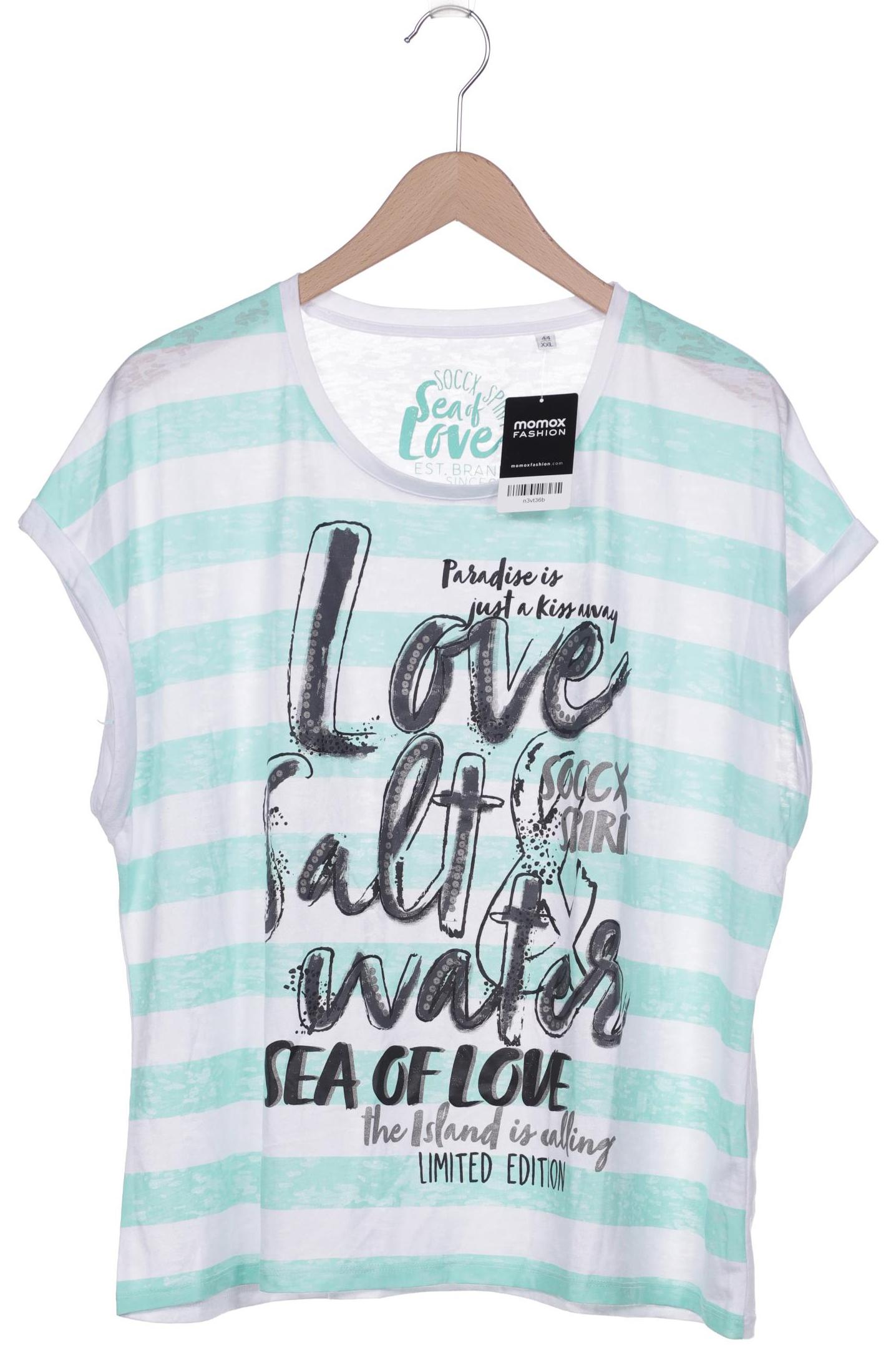 

SOCCX Damen T-Shirt, hellgrün