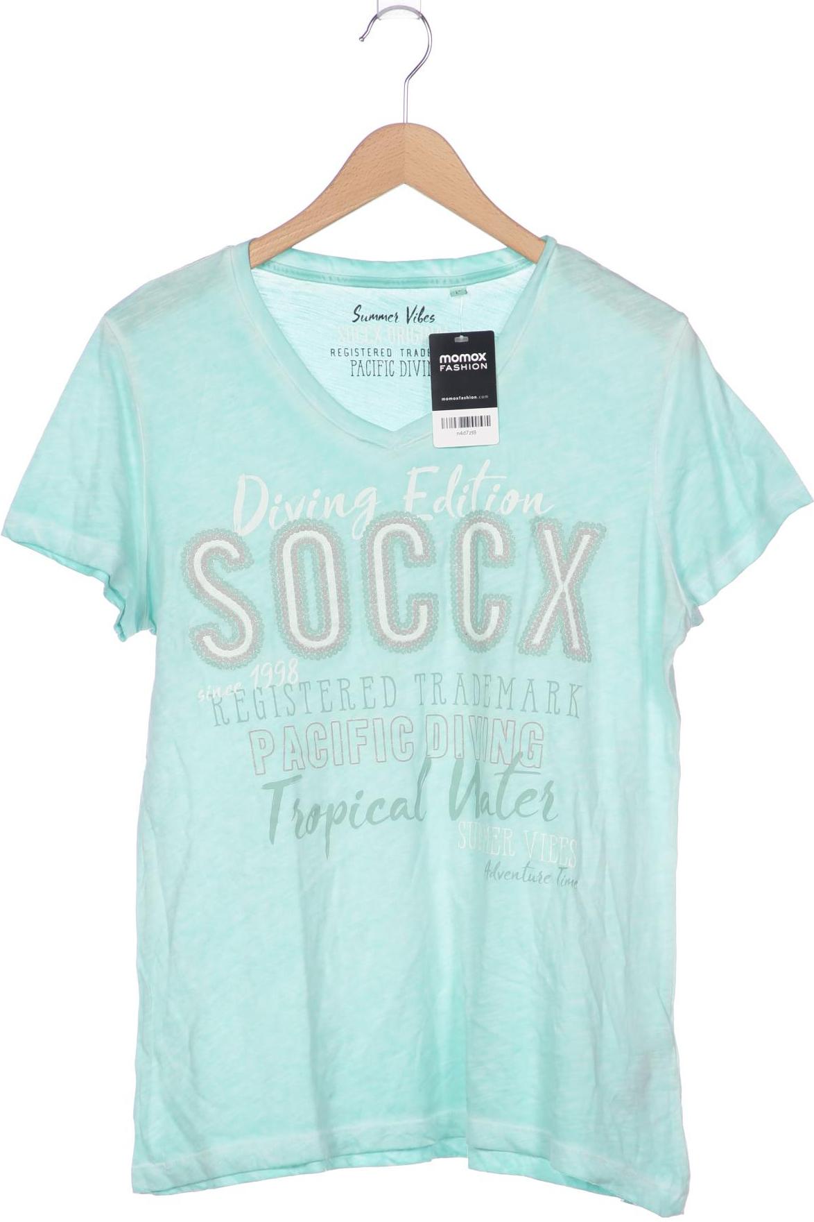 

Soccx Damen T-Shirt, türkis, Gr. 40