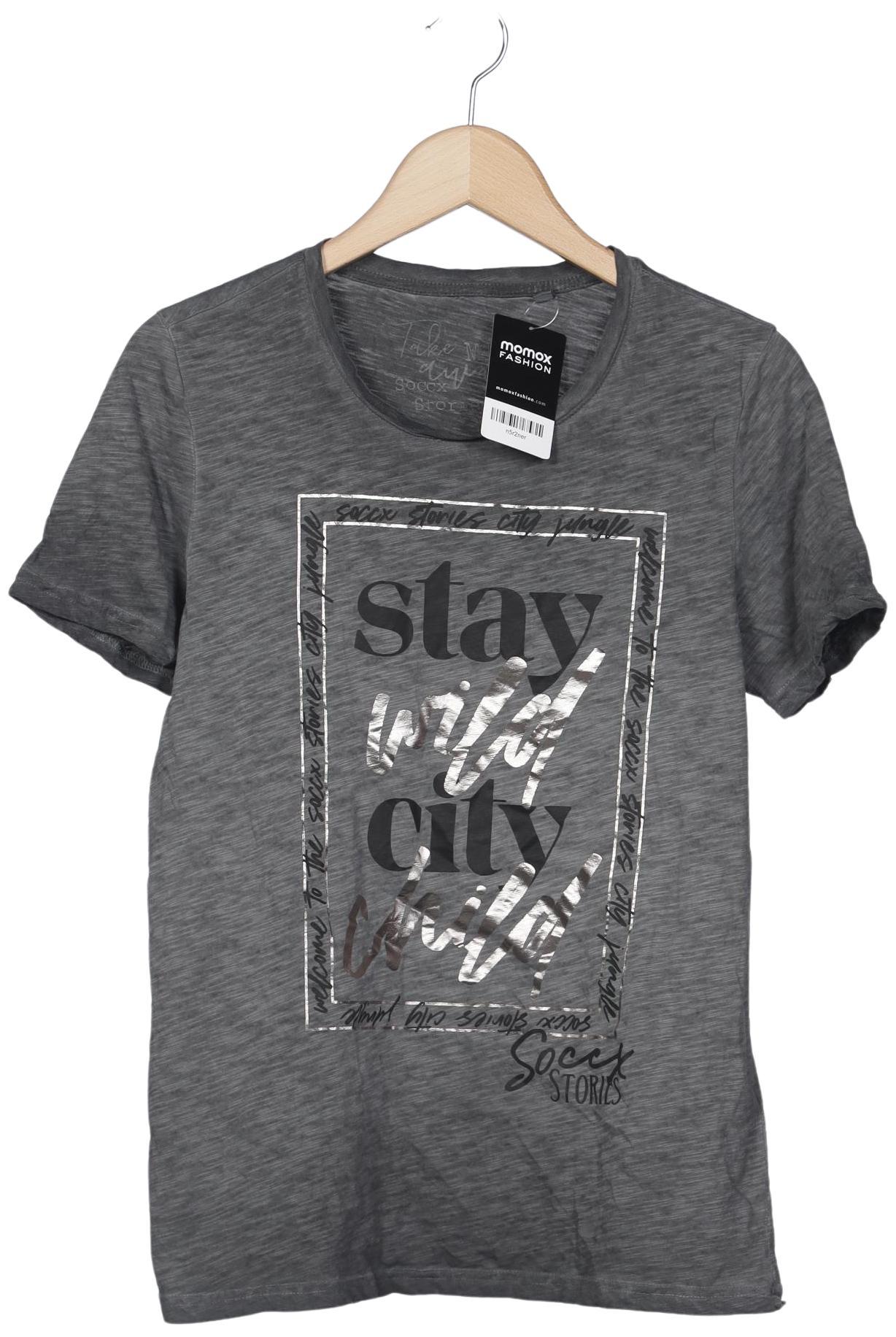

Soccx Damen T-Shirt, grau, Gr. 42