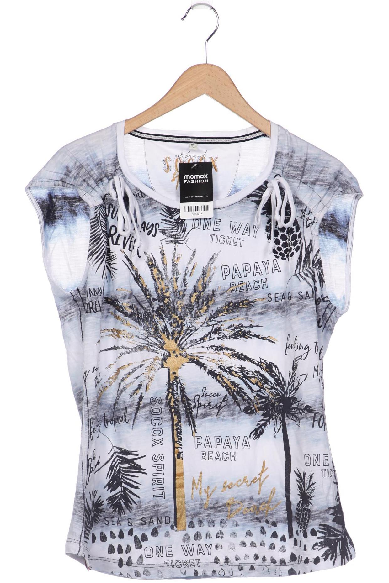

SOCCX Damen T-Shirt, blau