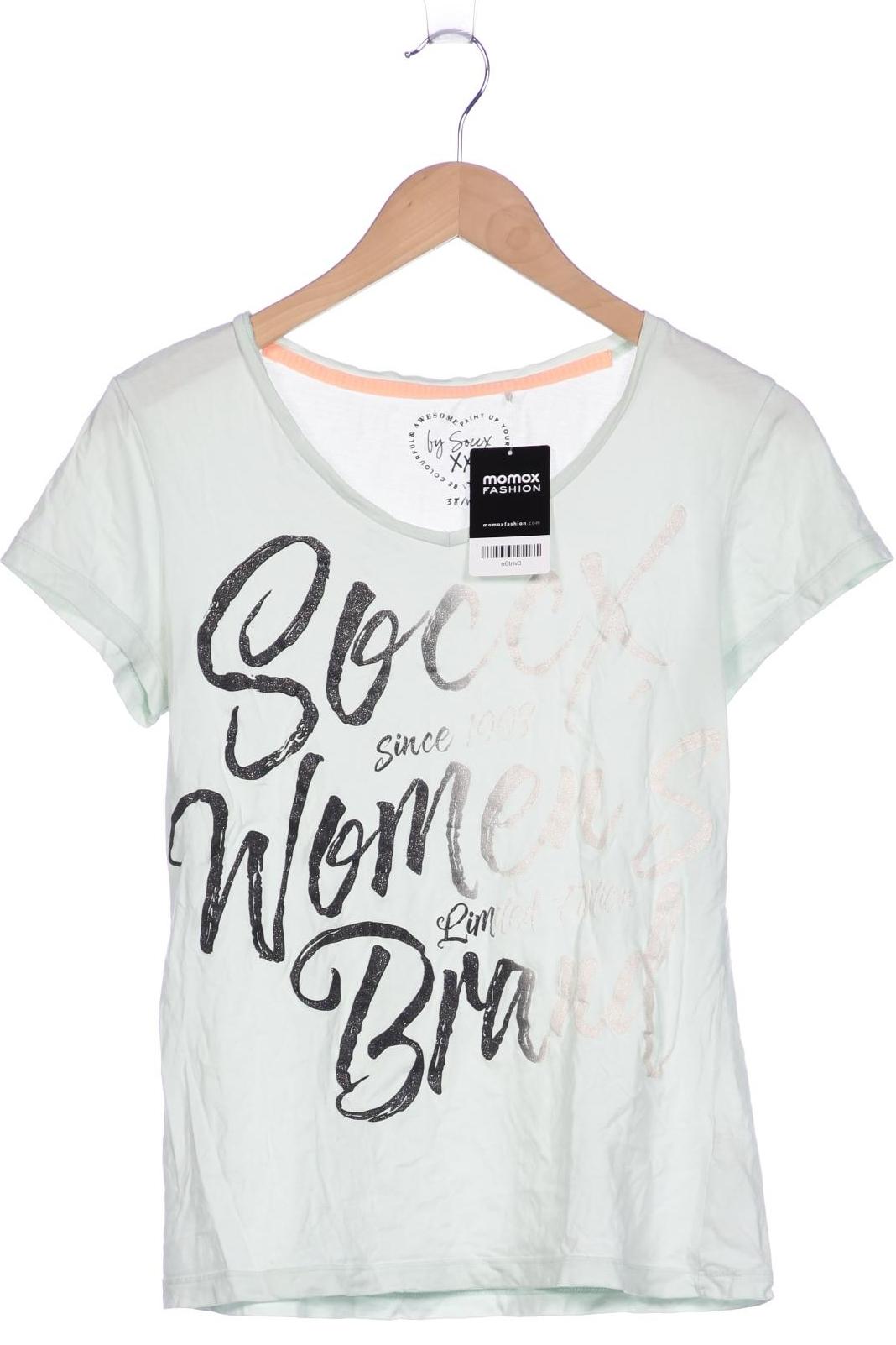 

Soccx Damen T-Shirt, hellgrün, Gr. 38