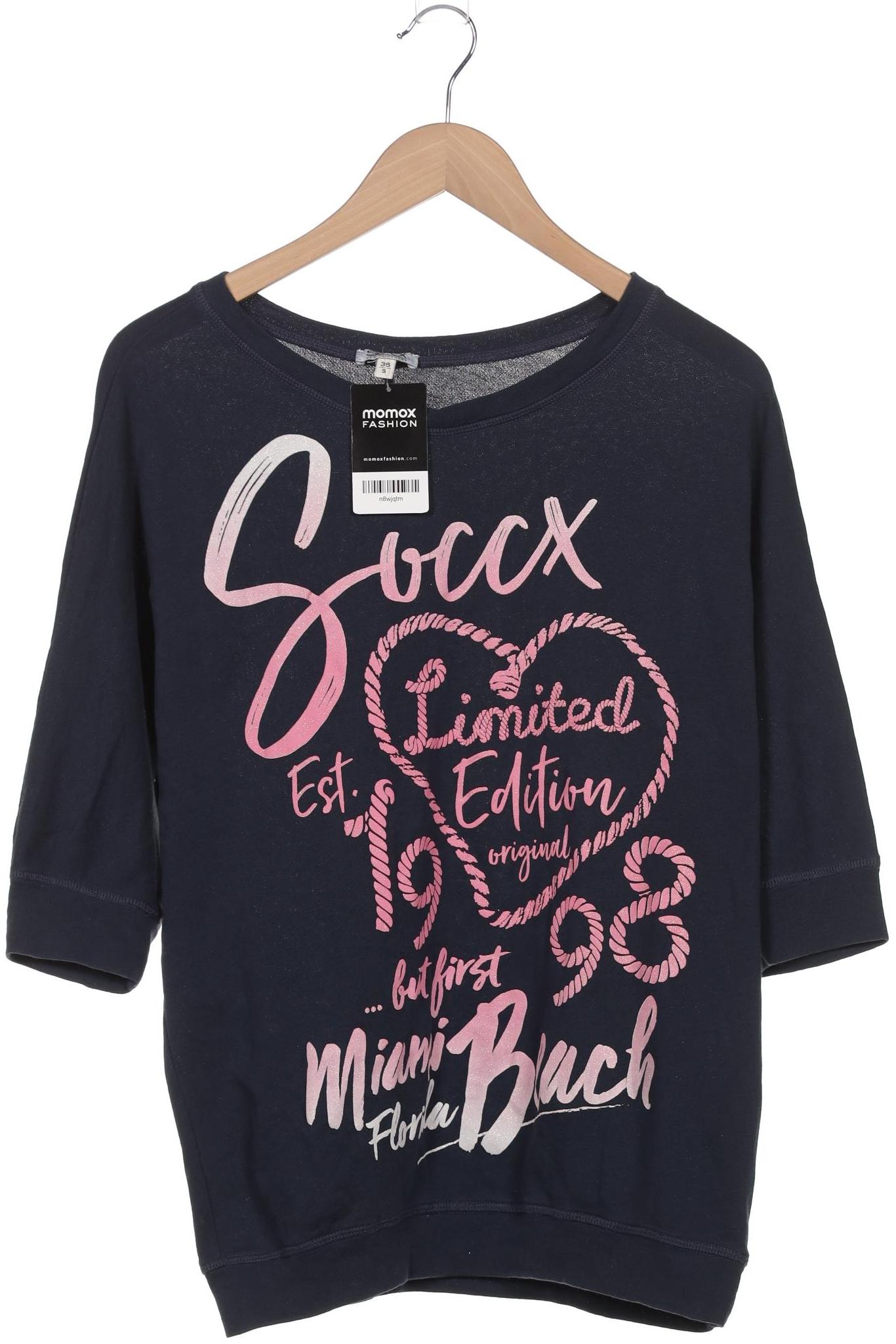 

Soccx Damen T-Shirt, marineblau, Gr. 36