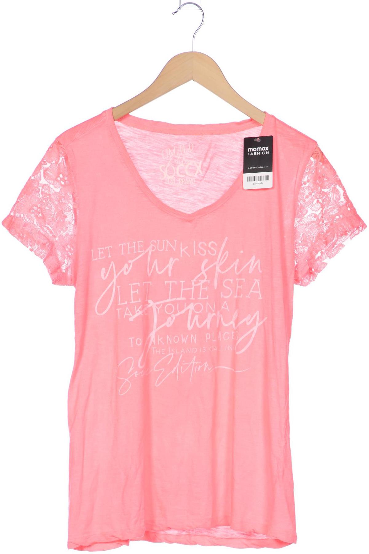 

Soccx Damen T-Shirt, pink, Gr. 42