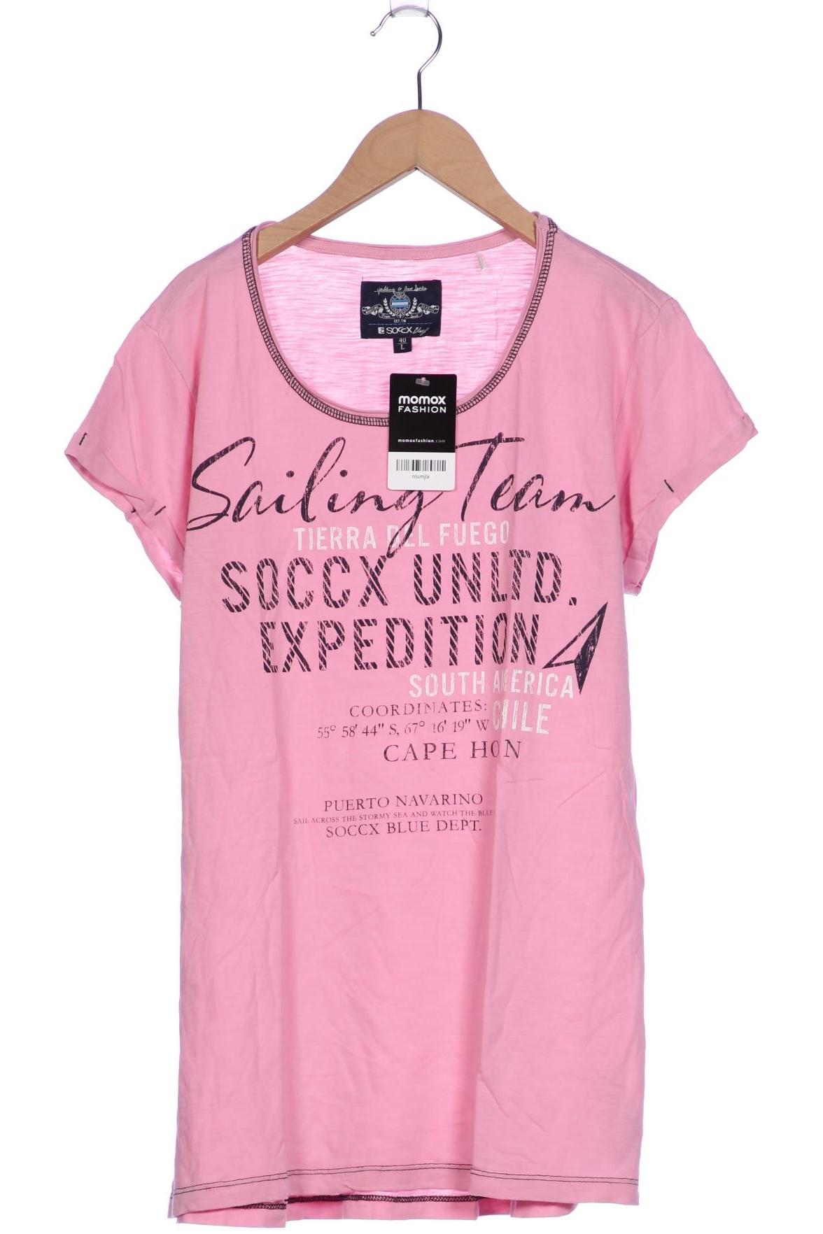 

Soccx Damen T-Shirt, pink, Gr. 40