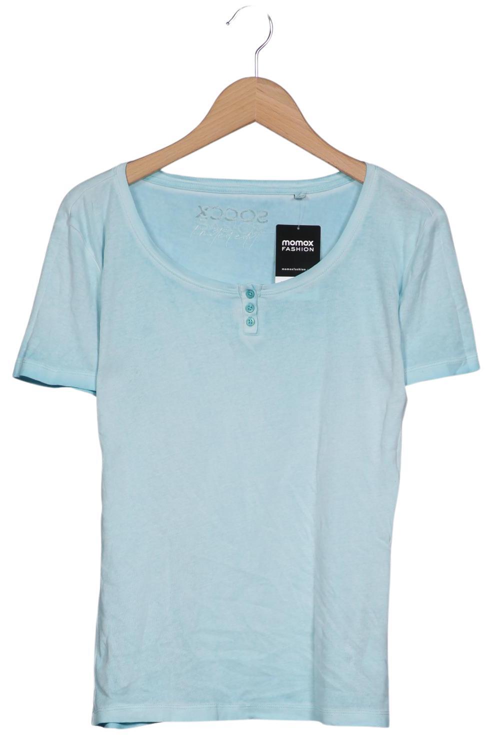 

Soccx Damen T-Shirt, hellblau, Gr. 36