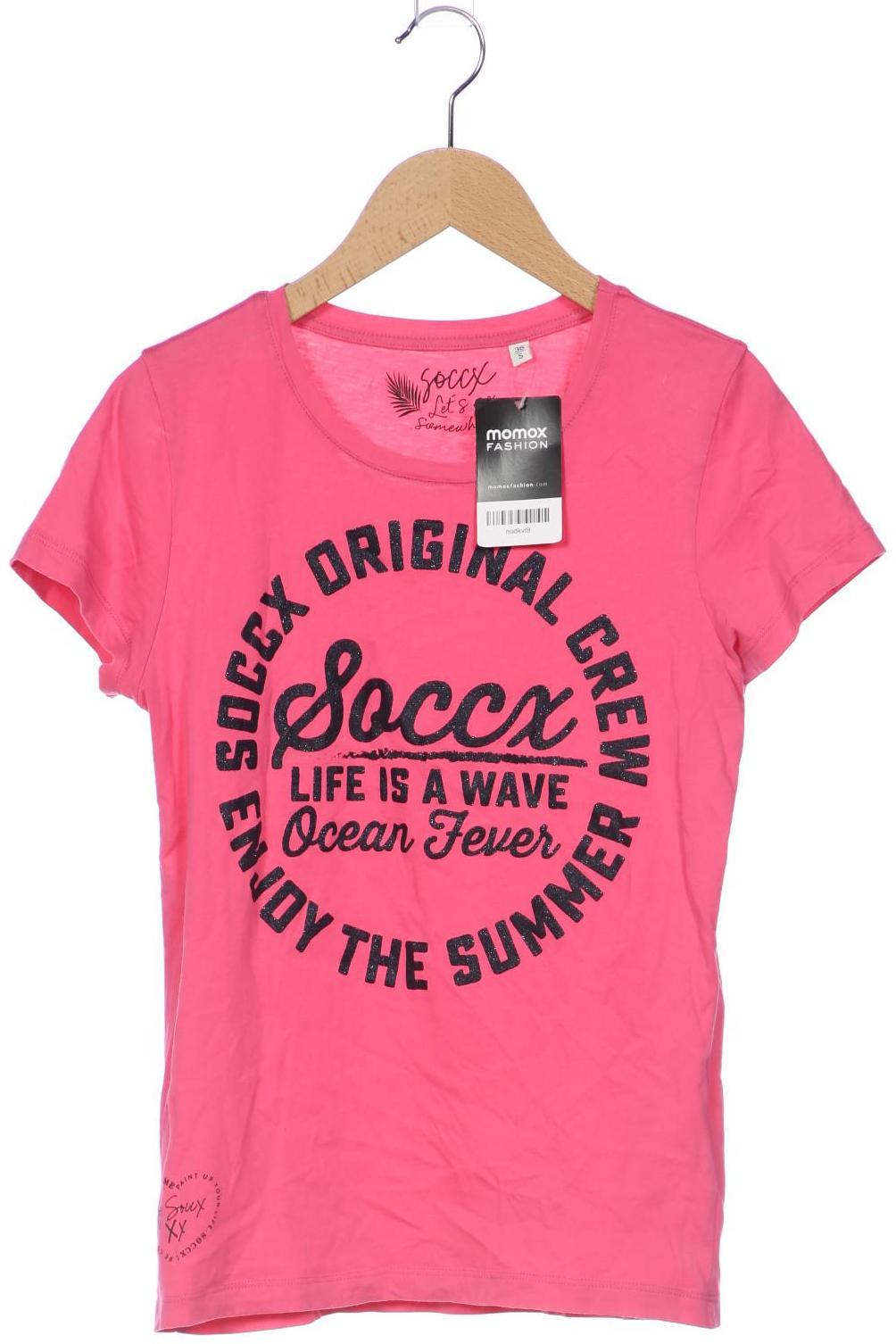 

Soccx Damen T-Shirt, pink, Gr. 36