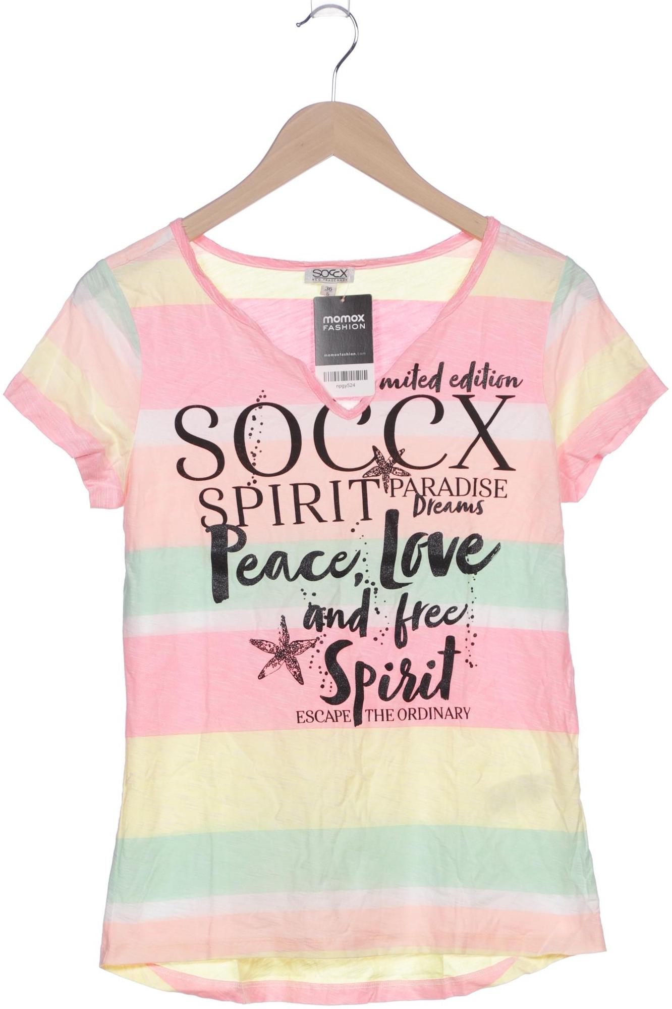 

Soccx Damen T-Shirt, pink, Gr. 36
