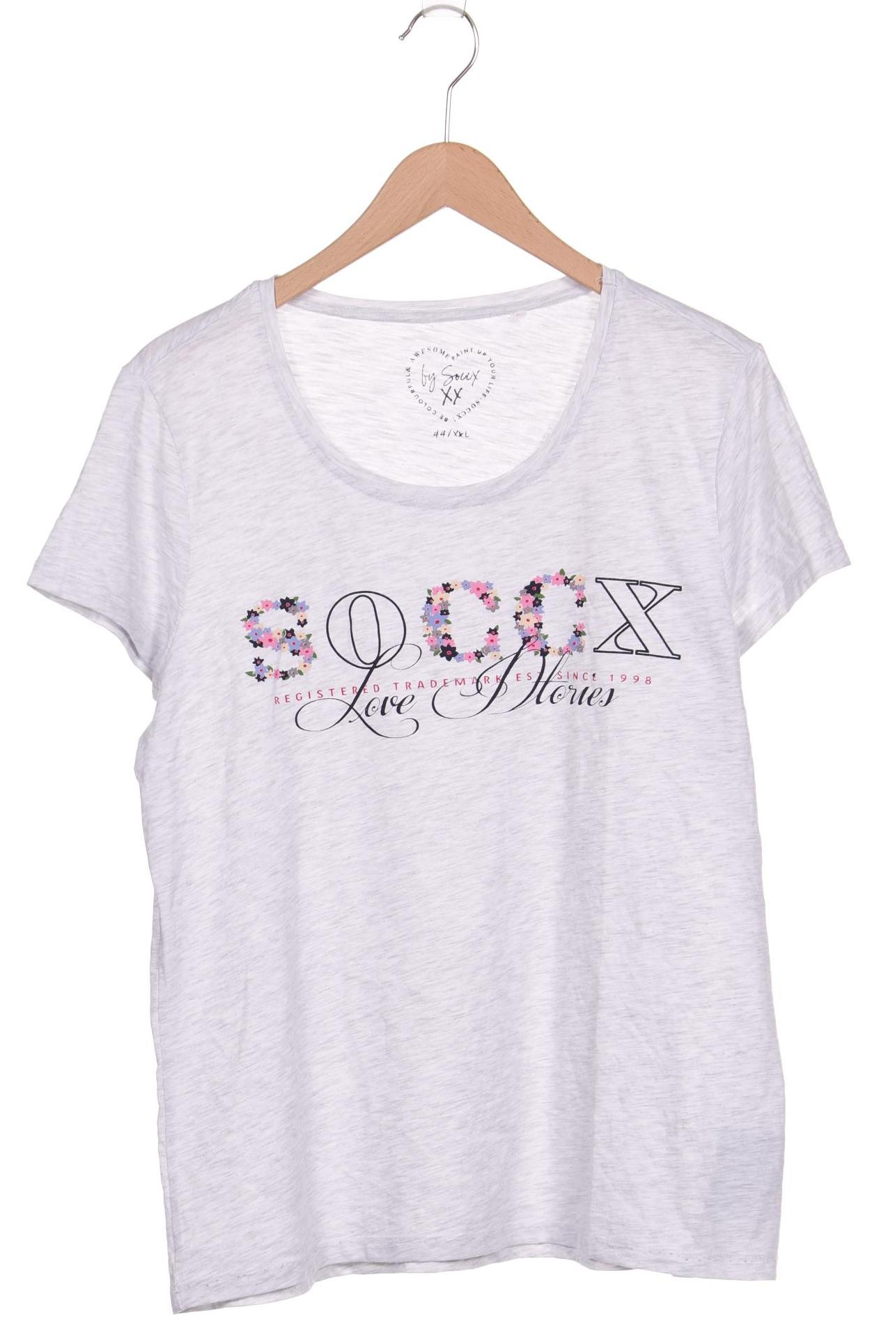 

SOCCX Damen T-Shirt, grau