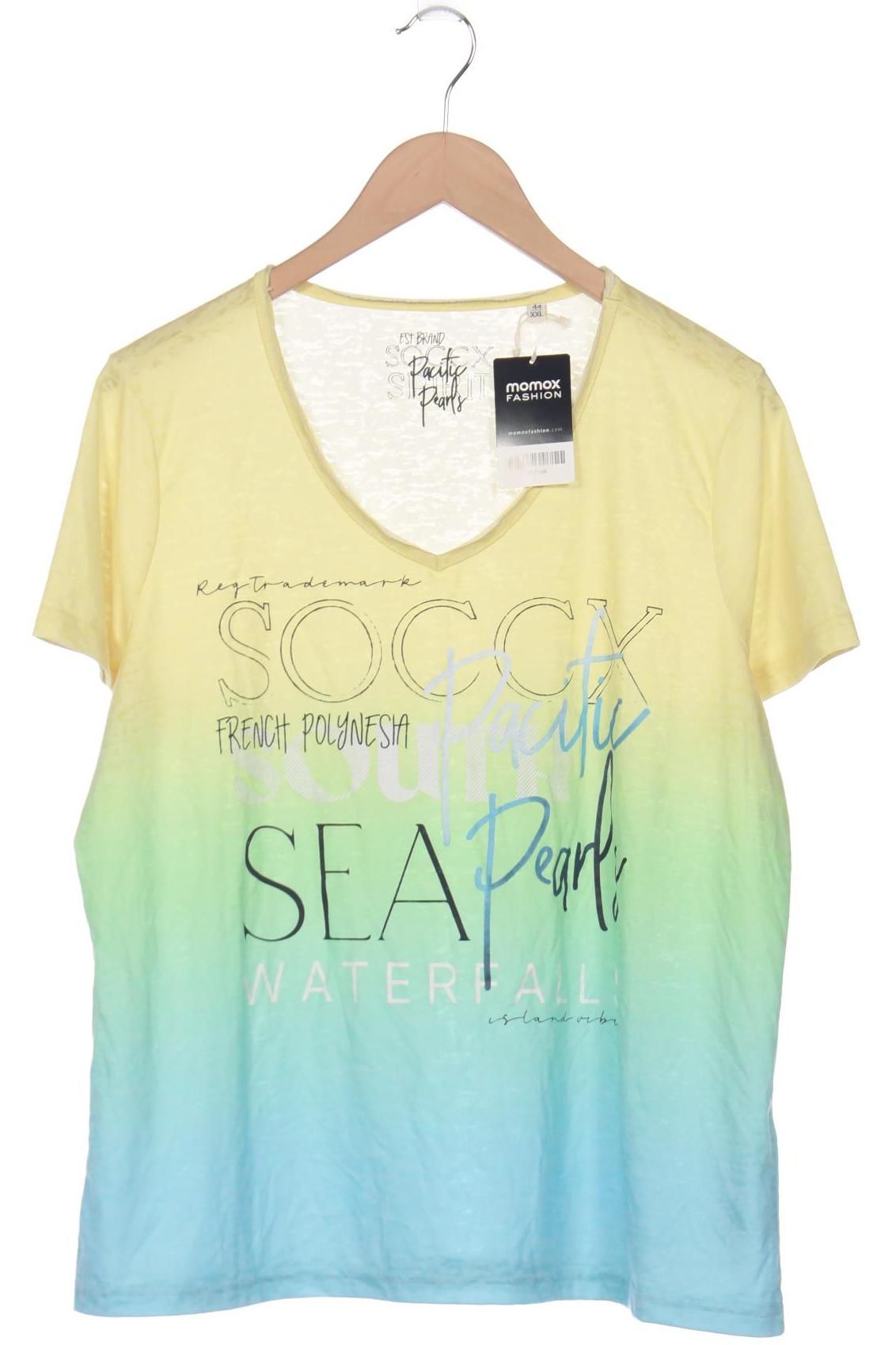 

Soccx Damen T-Shirt, mehrfarbig, Gr. 44