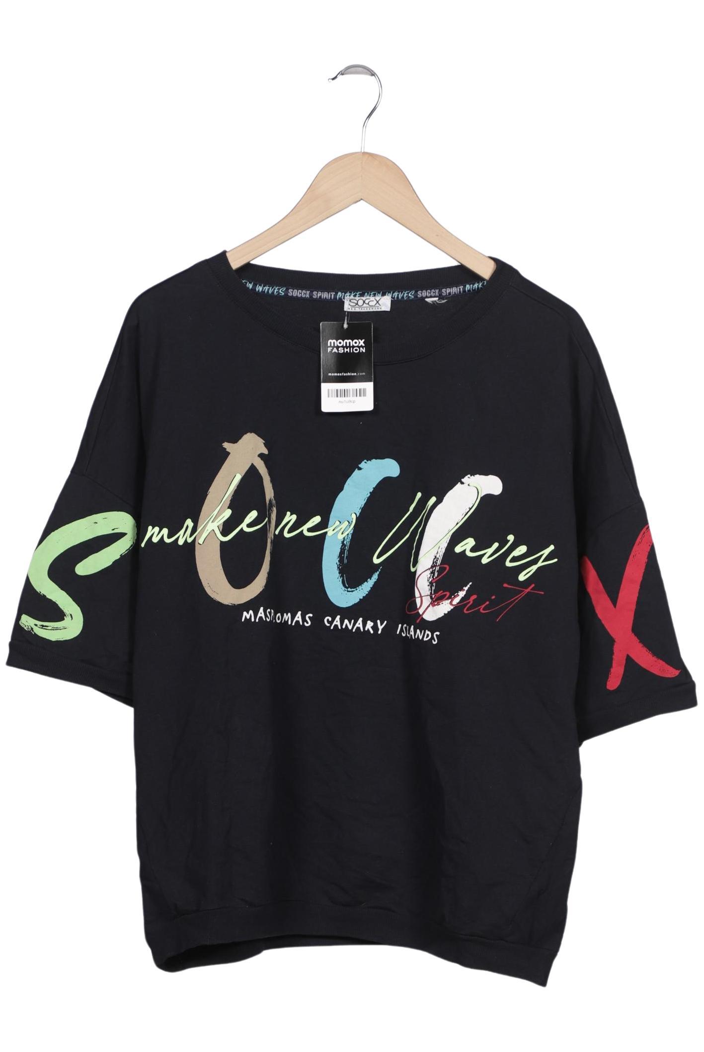 

Soccx Damen T-Shirt, marineblau, Gr. 44