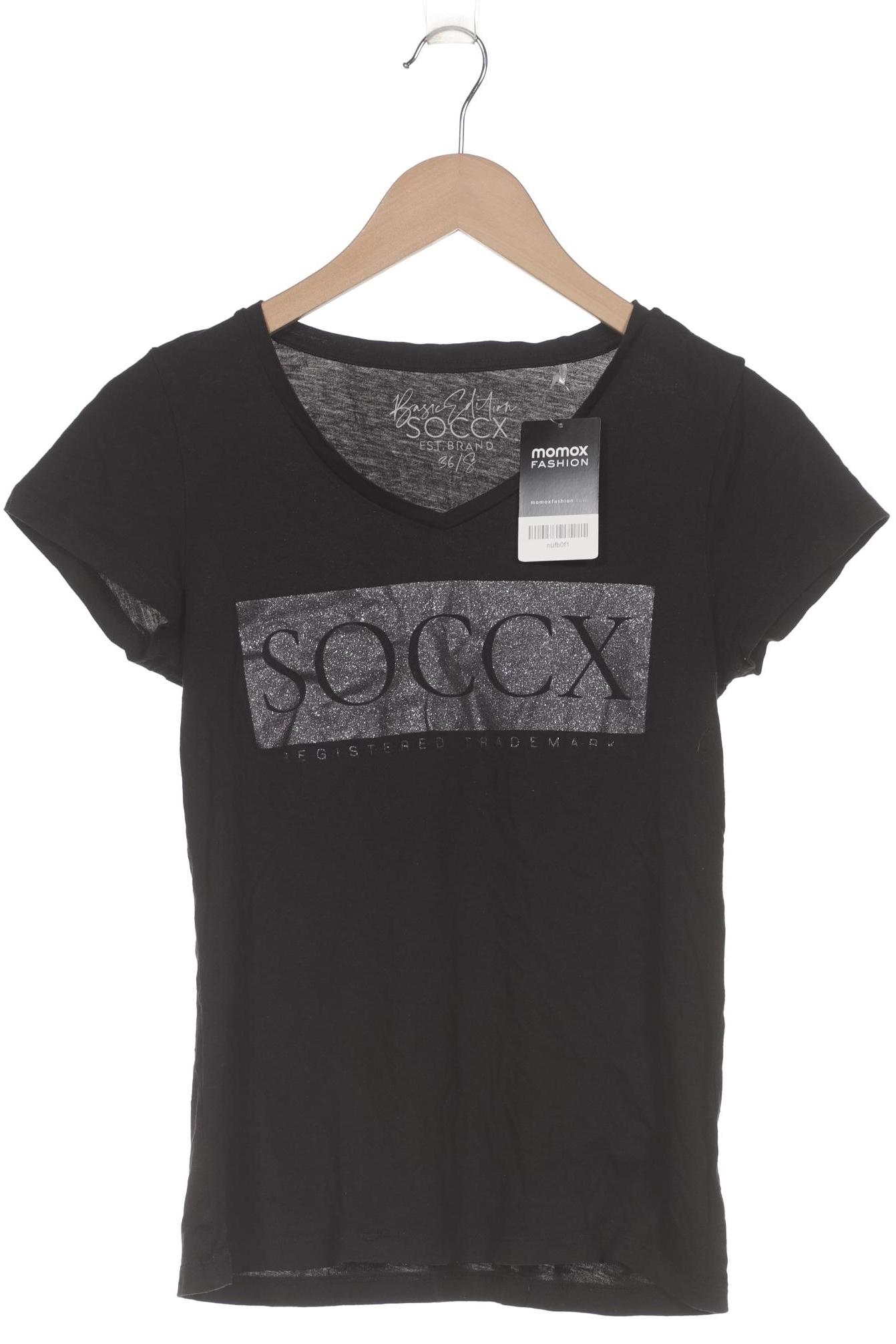 

Soccx Damen T-Shirt, schwarz, Gr. 36