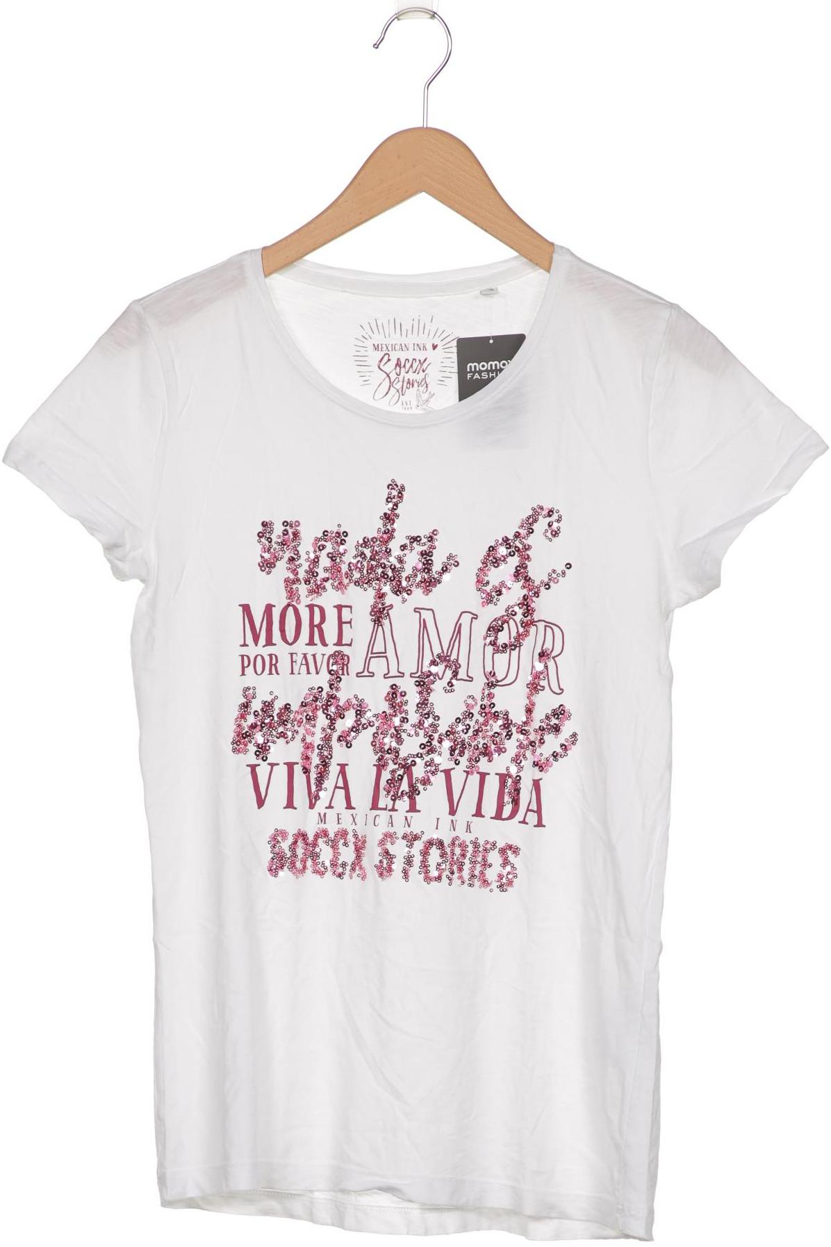 

Soccx Damen T-Shirt, weiß, Gr. 36