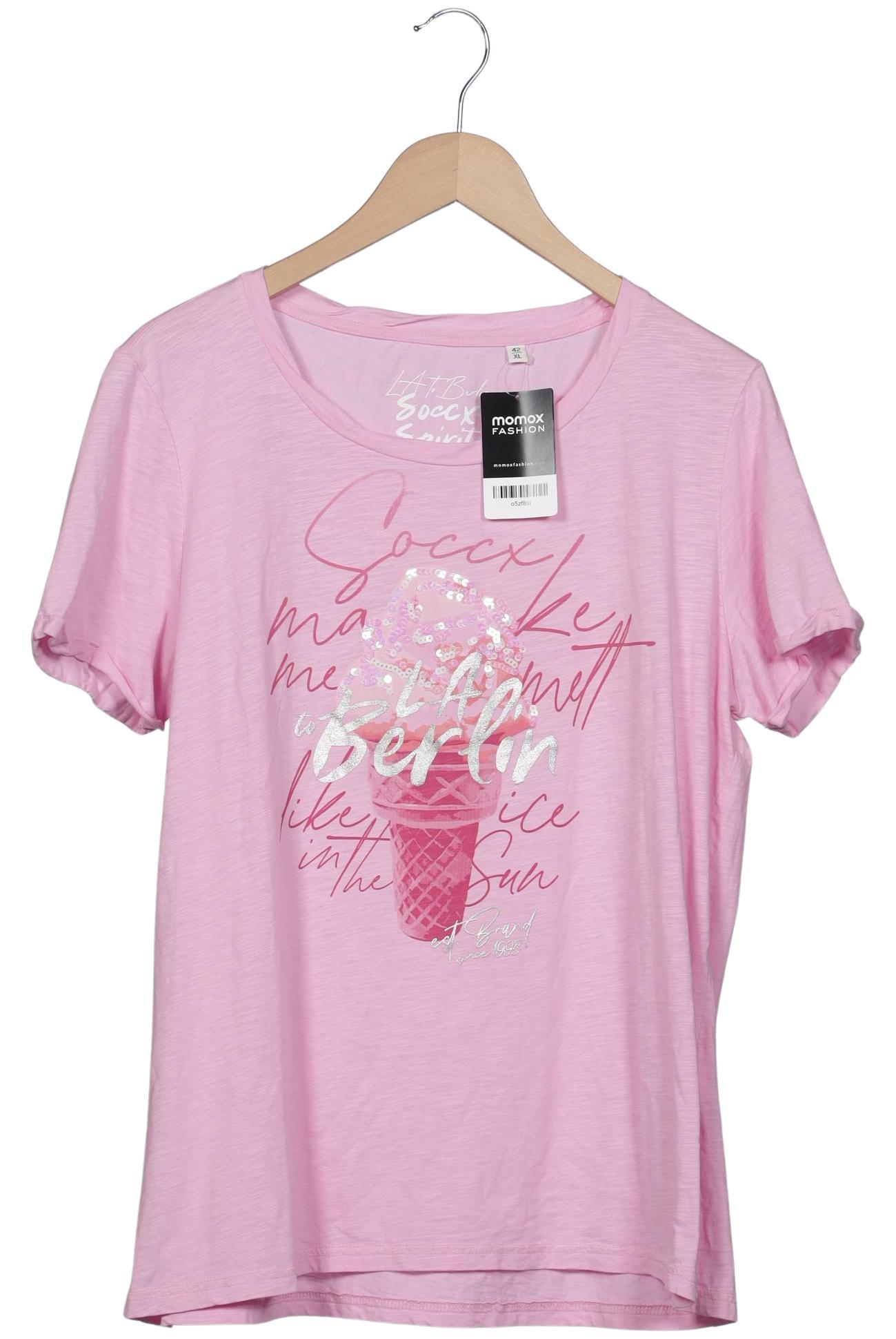 

Soccx Damen T-Shirt, pink, Gr. 42