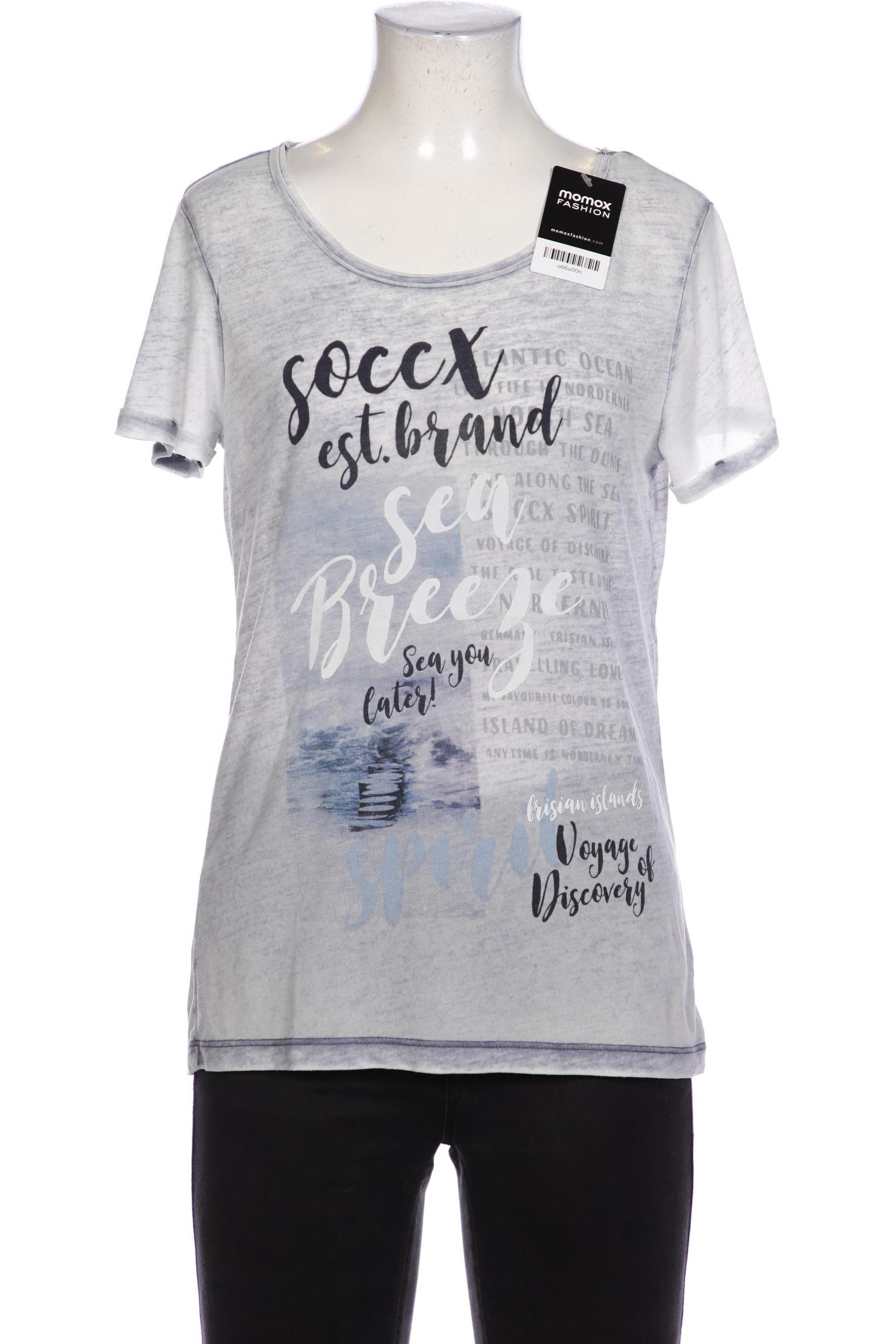 

Soccx Damen T-Shirt, grau, Gr. 36
