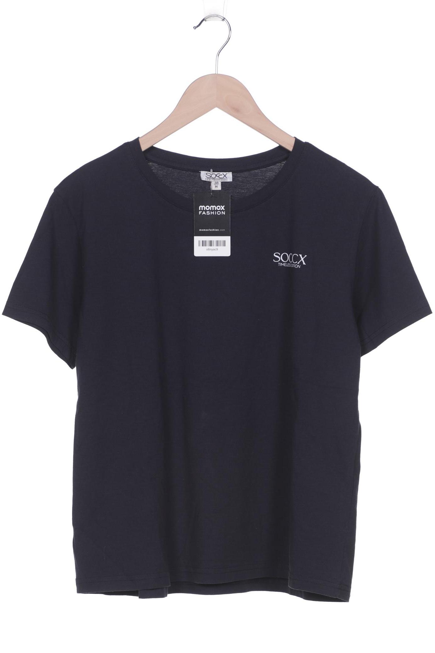 

SOCCX Damen T-Shirt, marineblau