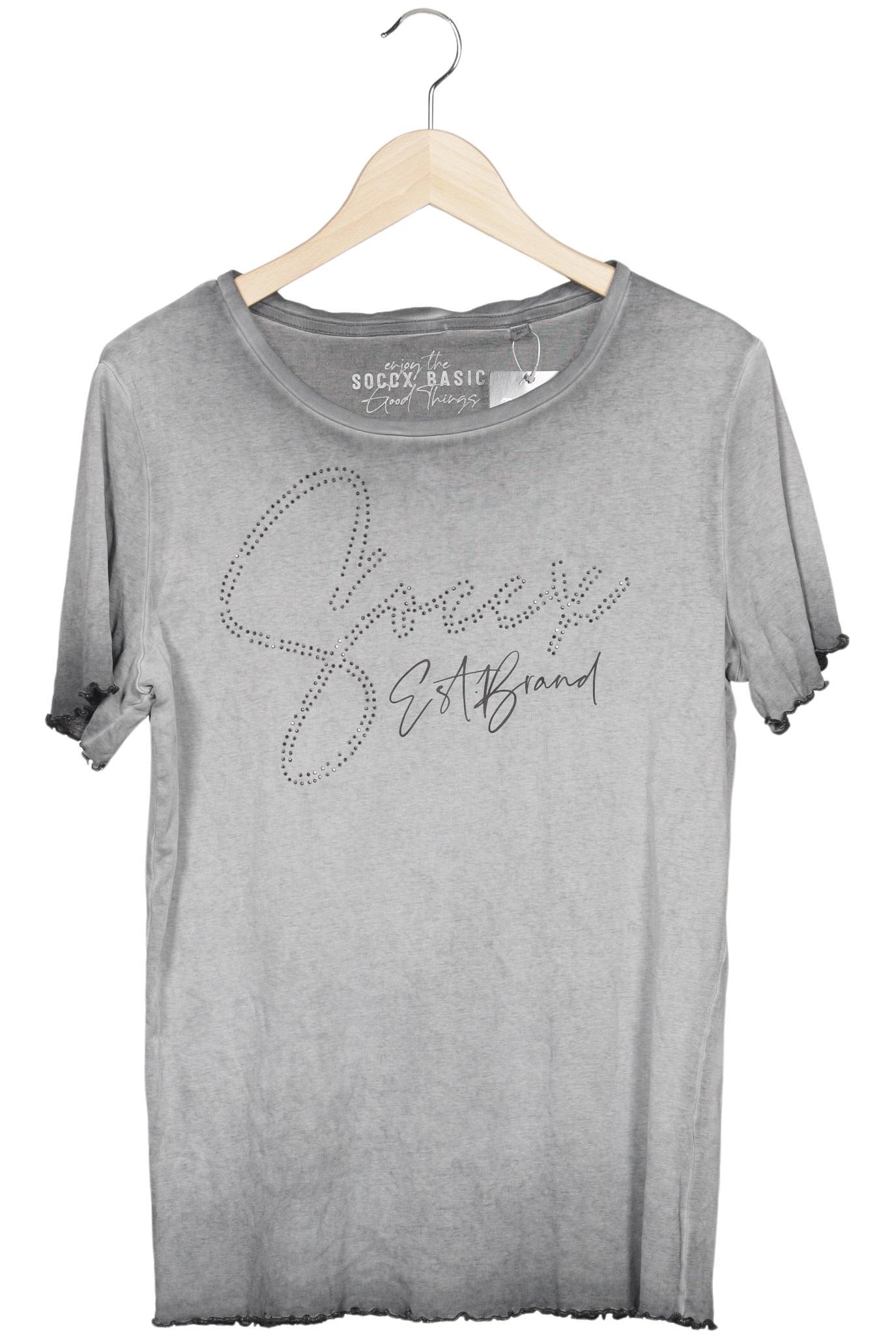 

Soccx Damen T-Shirt, grau, Gr. 42