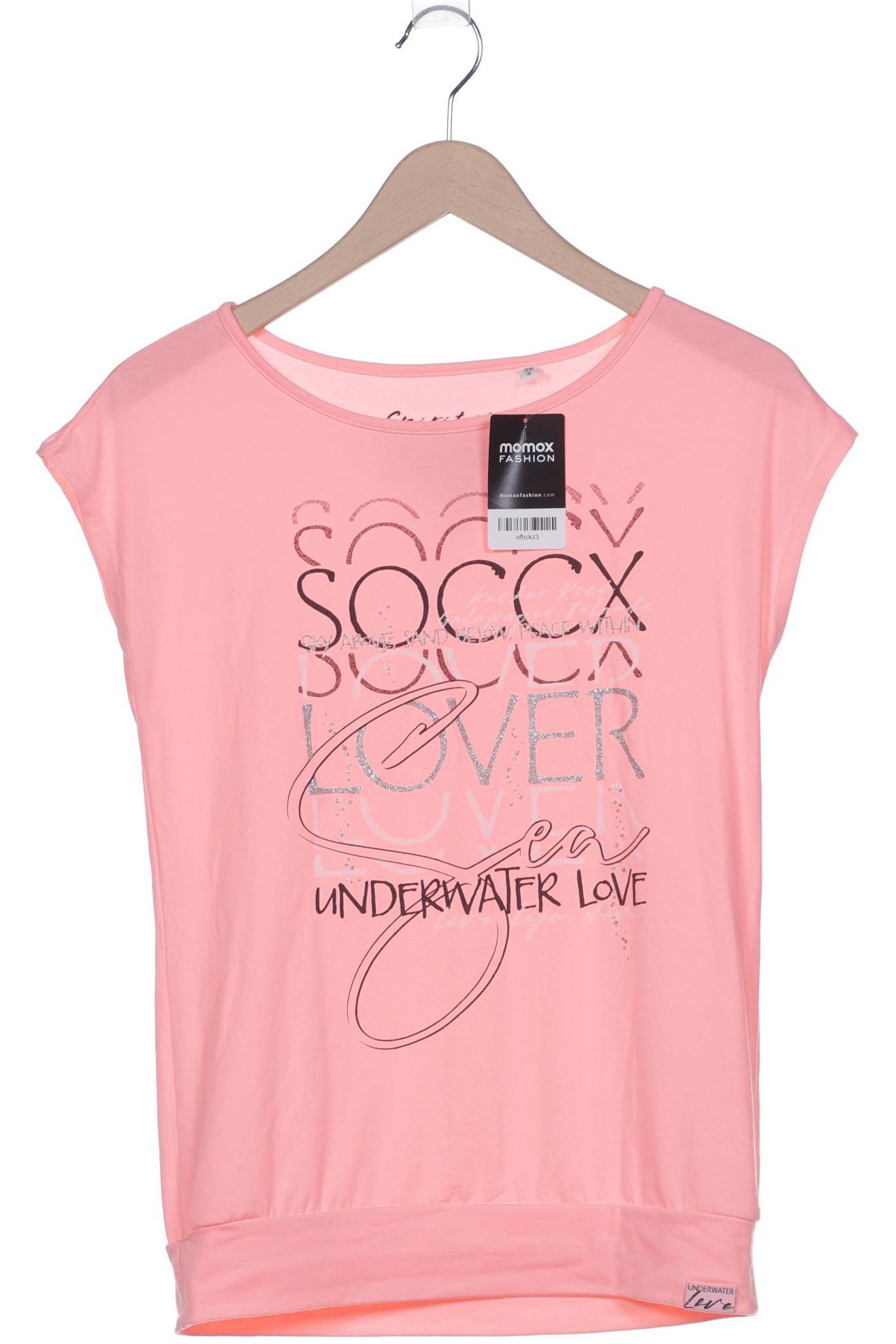 

Soccx Damen T-Shirt, pink, Gr. 36