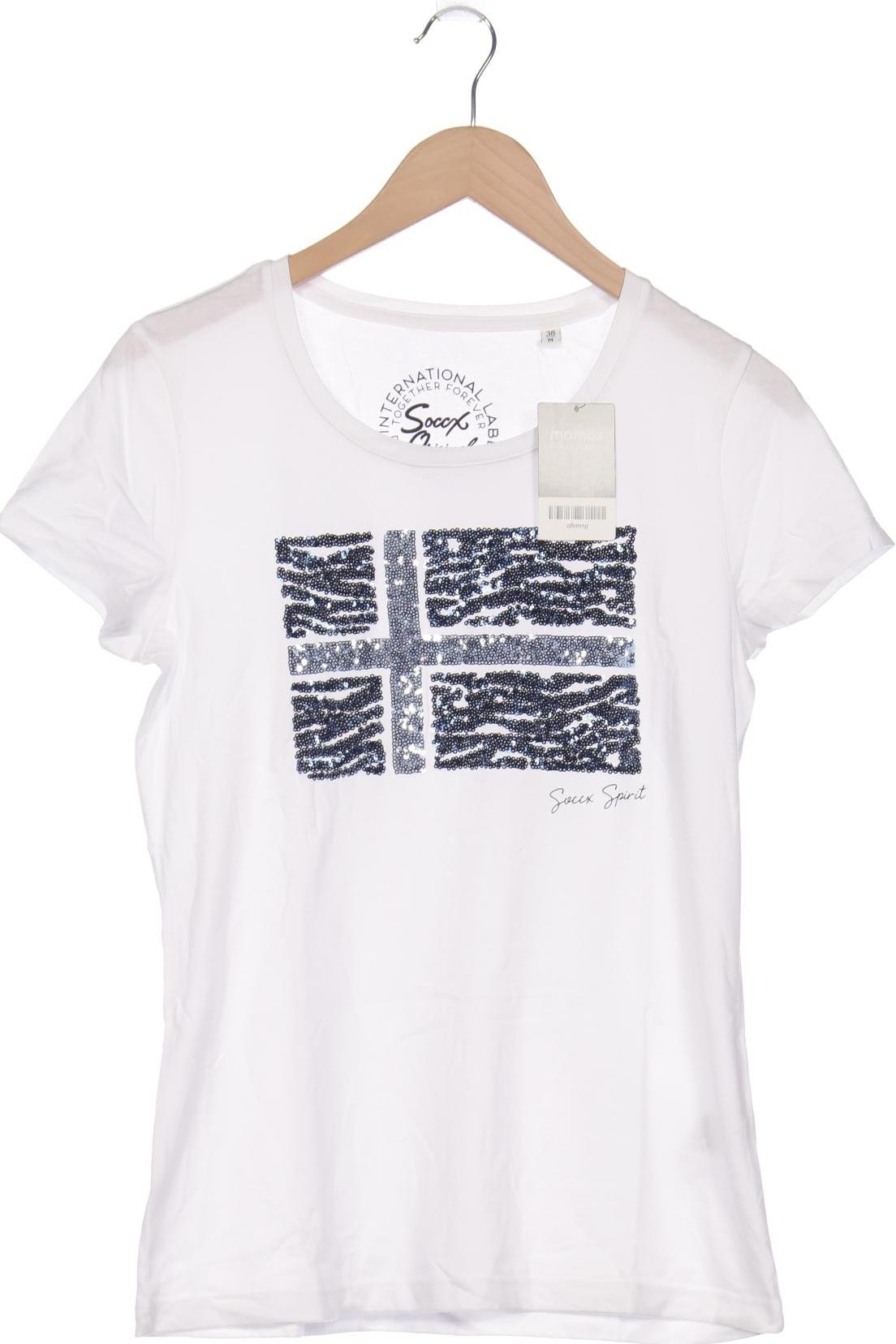 

Soccx Damen T-Shirt, weiß, Gr. 38