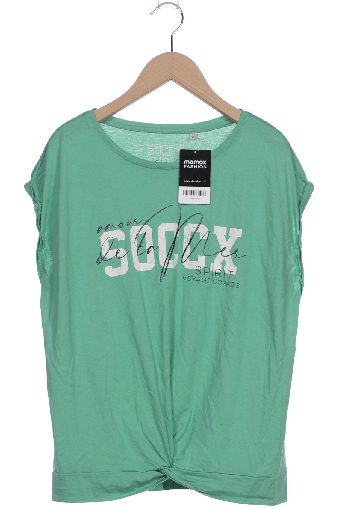

Soccx Damen T-Shirt, hellgrün, Gr. 38