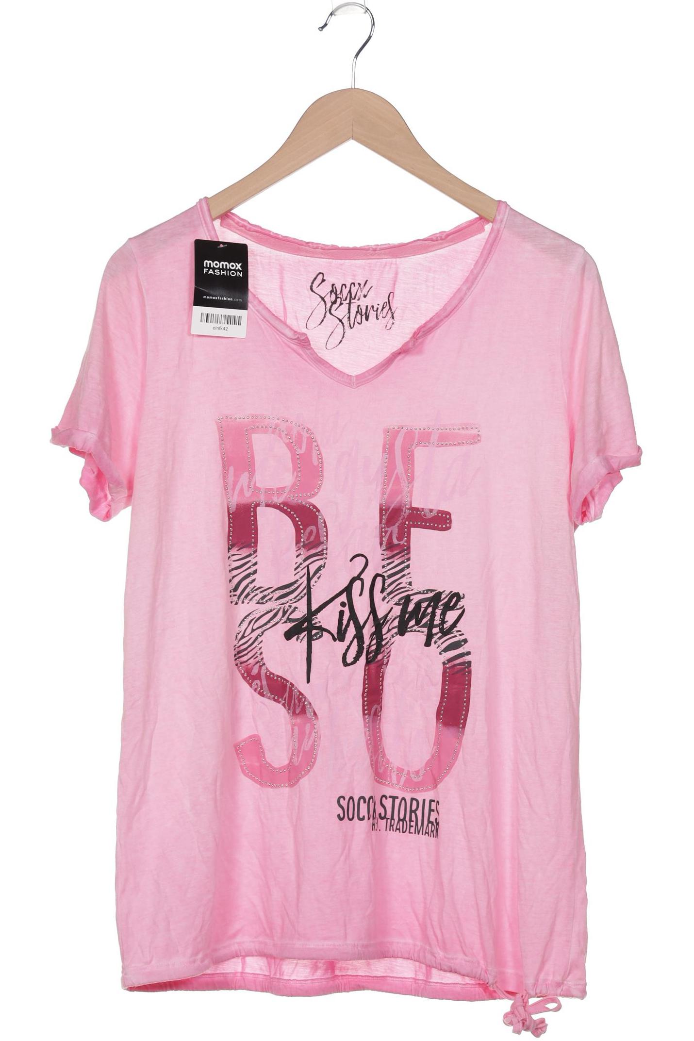 

Soccx Damen T-Shirt, pink, Gr. 46