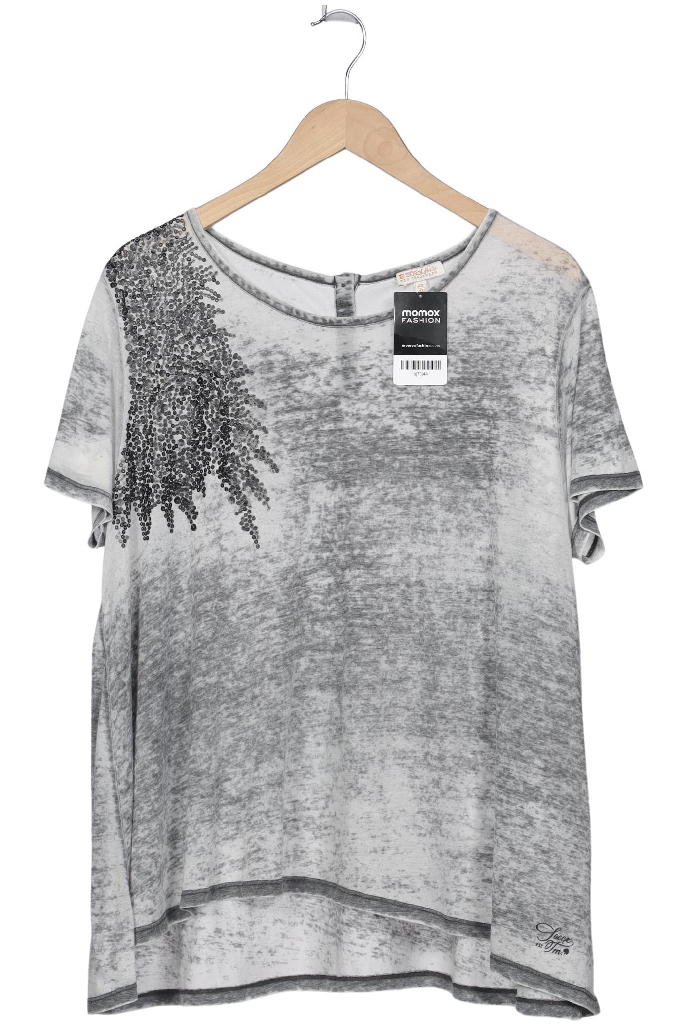 

Soccx Damen T-Shirt, grau, Gr. 42