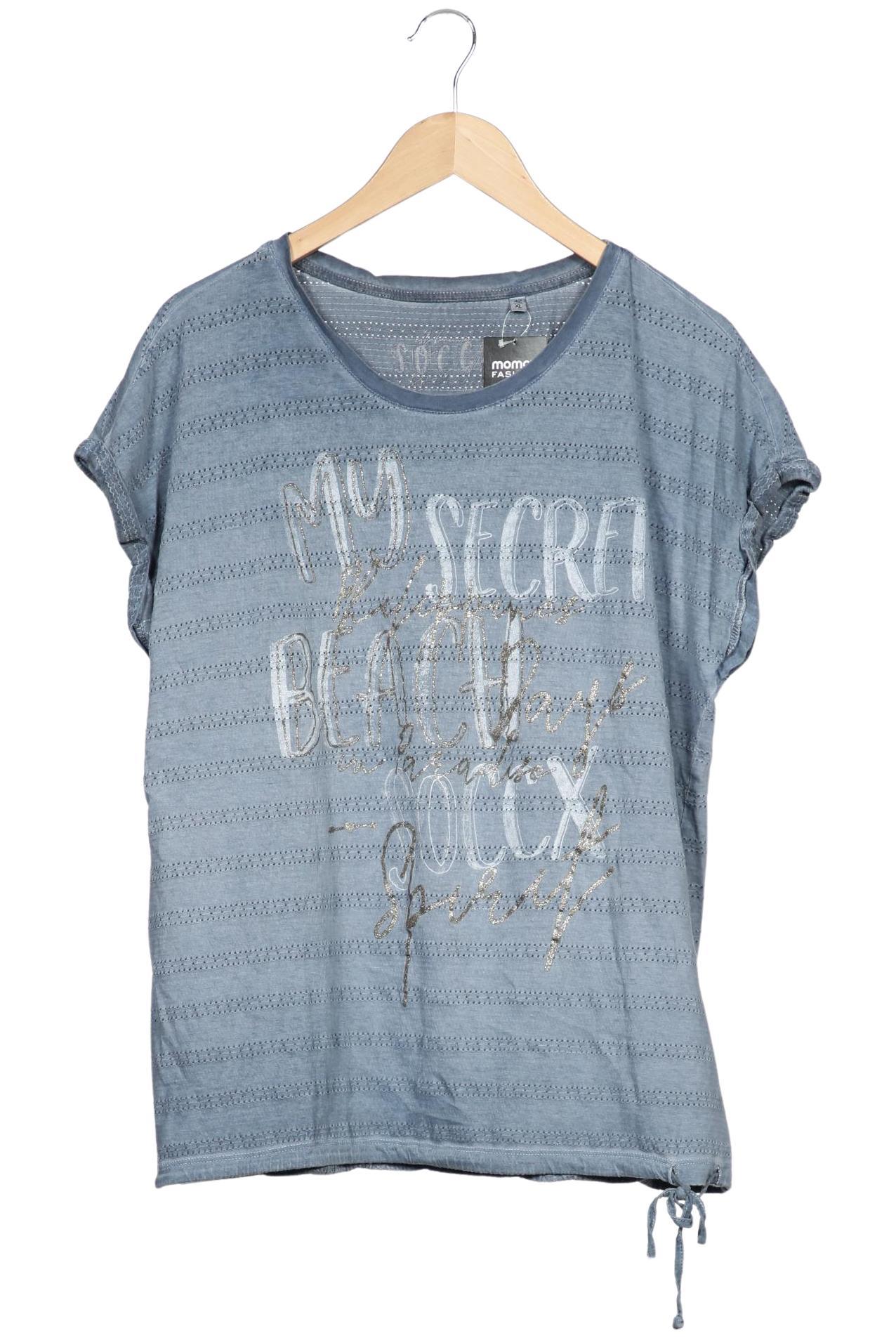 

Soccx Damen T-Shirt, hellblau, Gr. 42