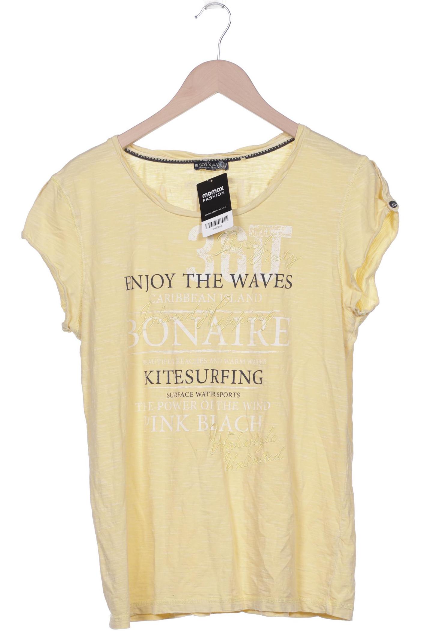 

SOCCX Damen T-Shirt, gelb