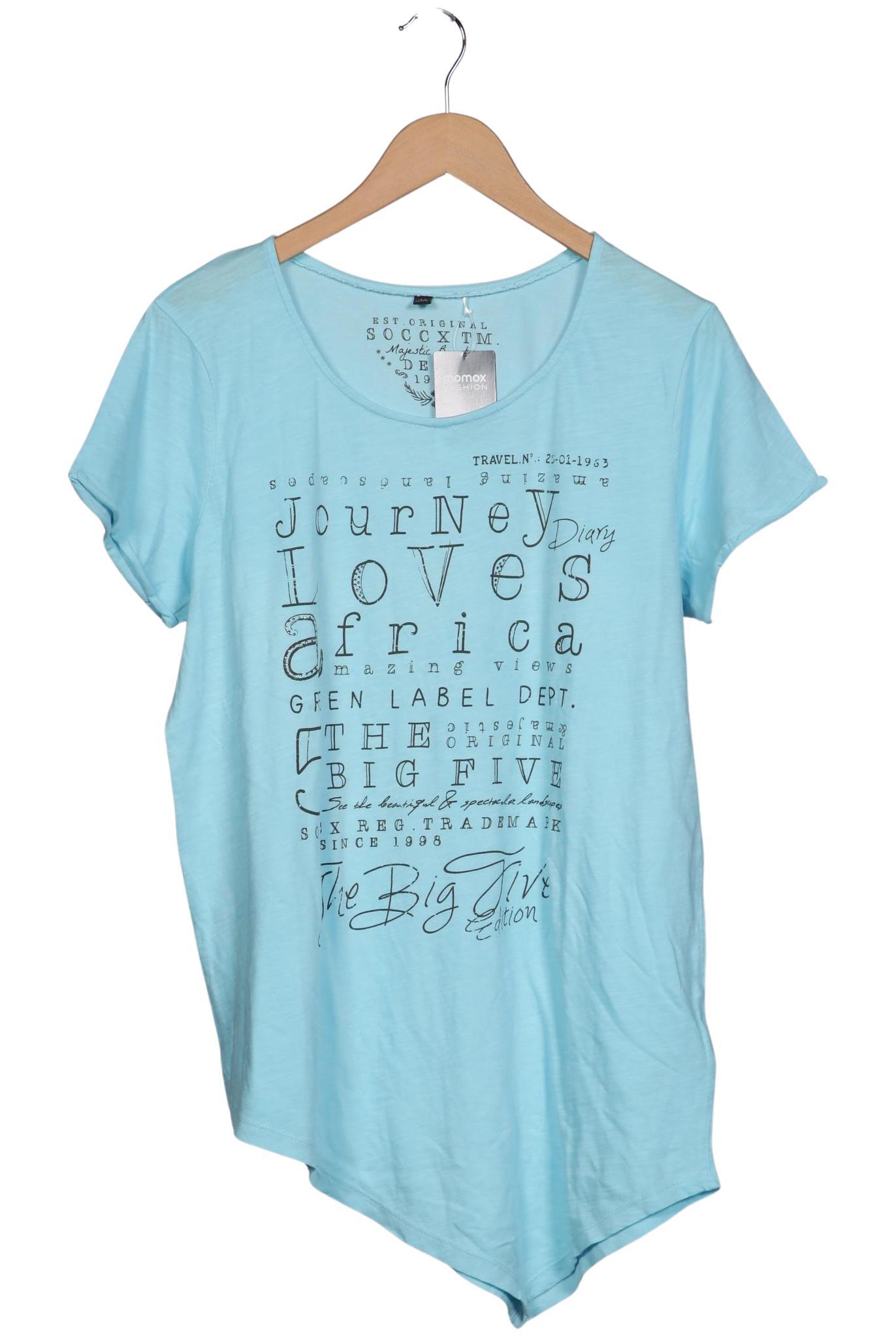 

Soccx Damen T-Shirt, hellblau, Gr. 44