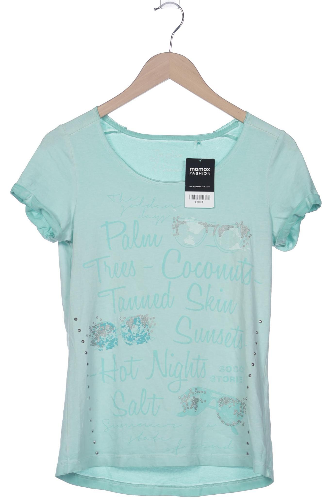 

Soccx Damen T-Shirt, hellblau, Gr. 36