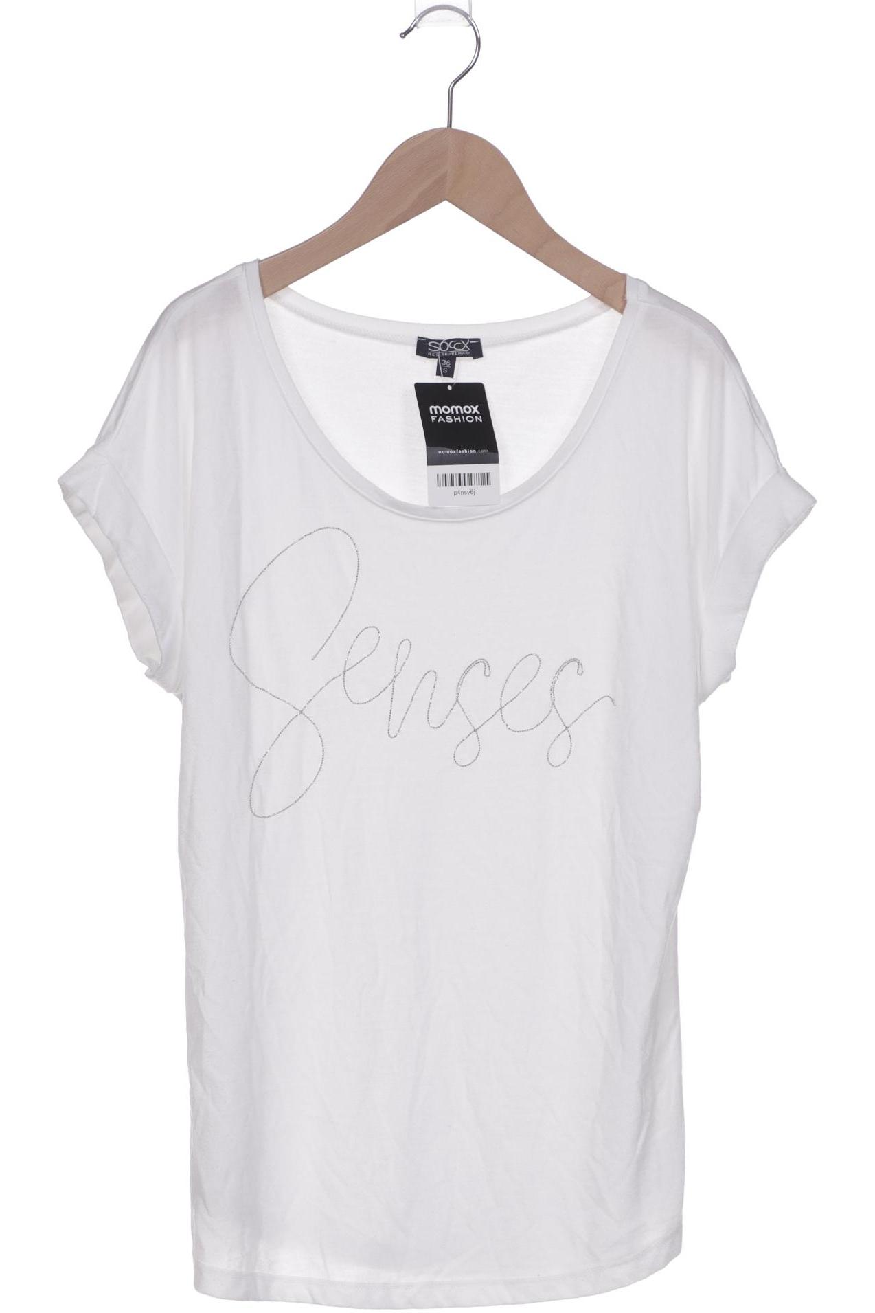 

Soccx Damen T-Shirt, weiß, Gr. 36