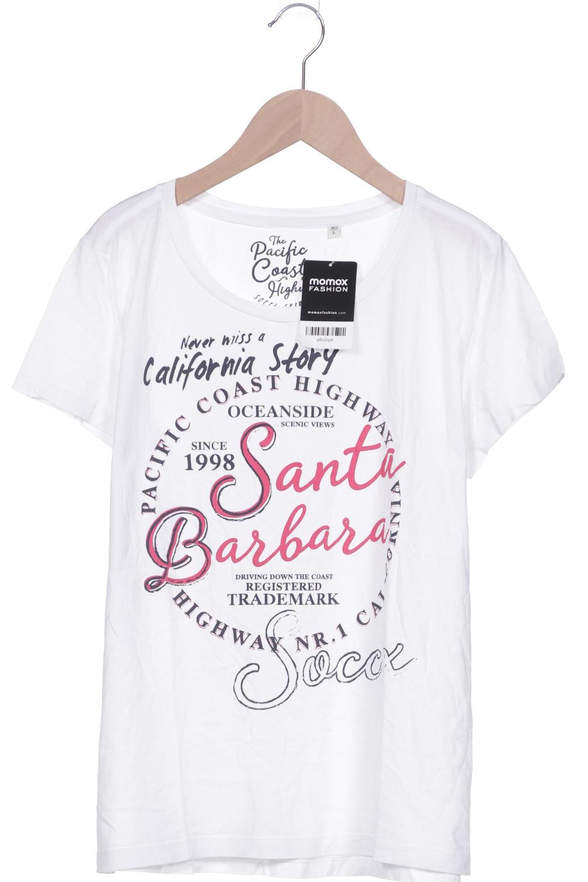 

Soccx Damen T-Shirt, weiß, Gr. 40
