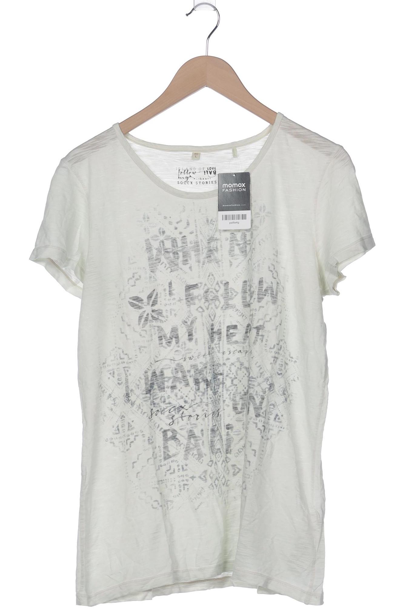 

Soccx Damen T-Shirt, hellgrün, Gr. 40