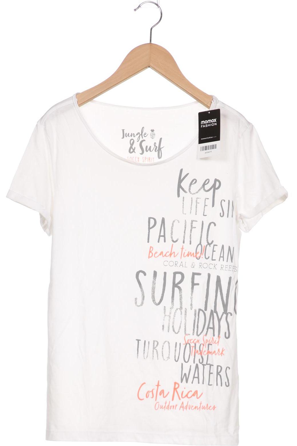 

Soccx Damen T-Shirt, weiß, Gr. 36